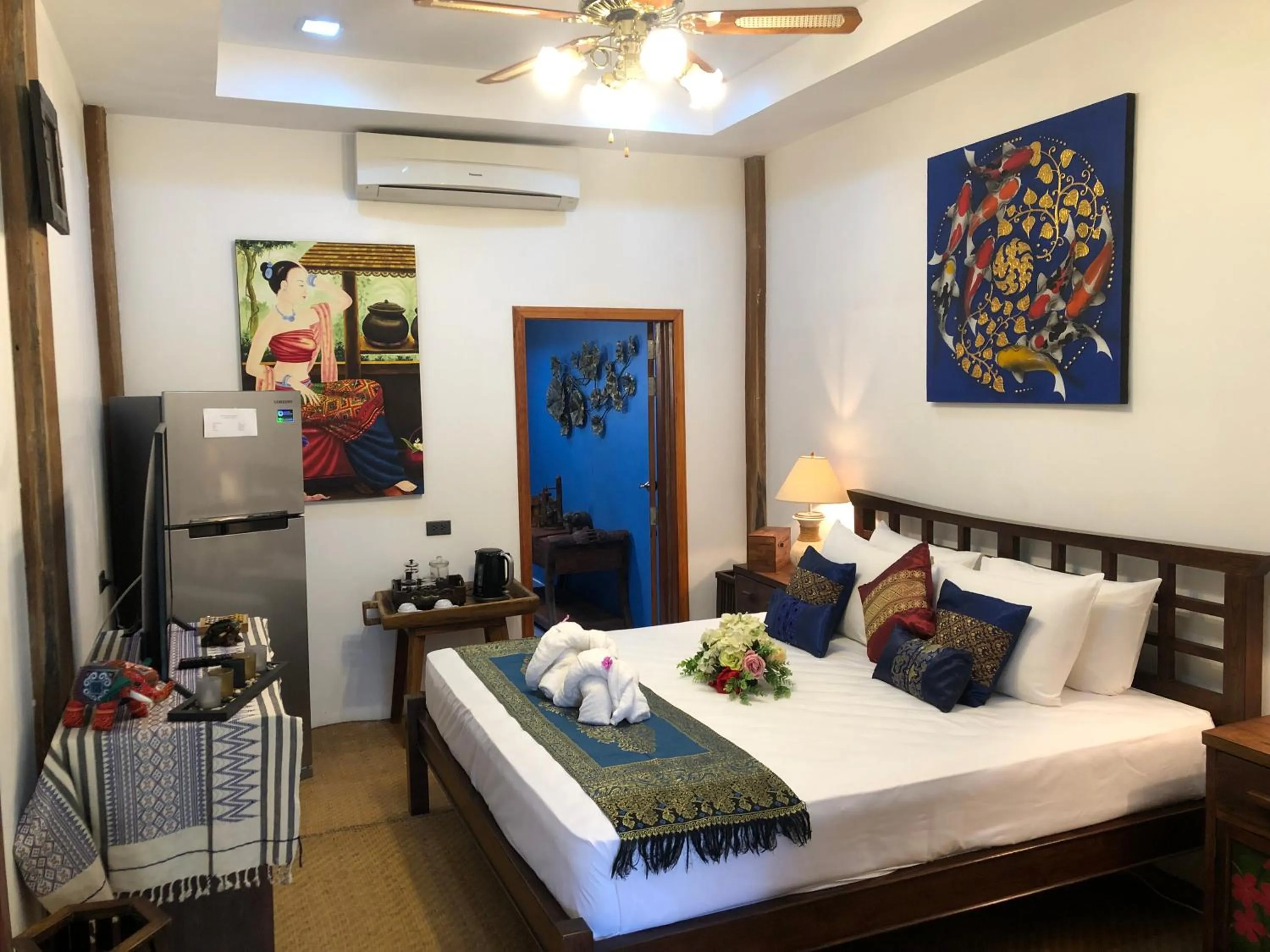 Deluxe Double Room with Balcony in On The Mekong Resort