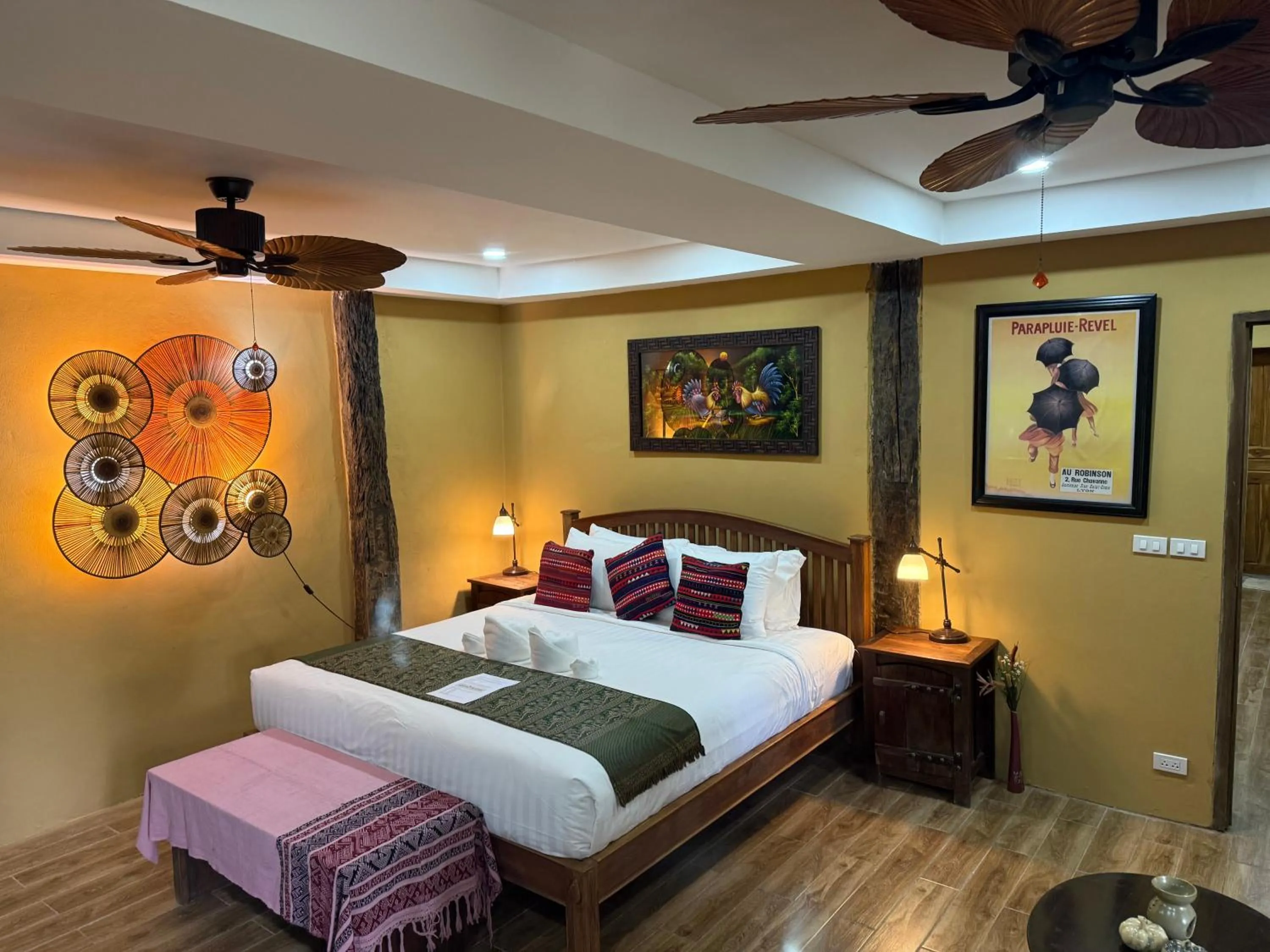 King Suite with Pool View in On The Mekong Resort