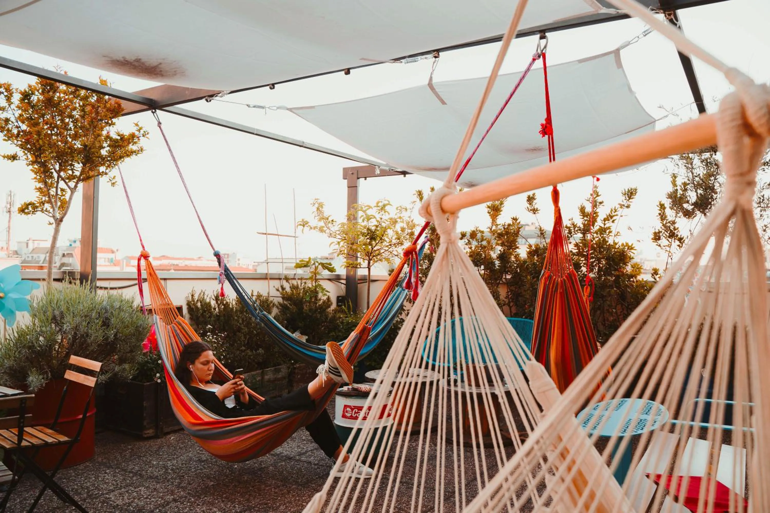 Balcony/Terrace in Ostello Bello Milano Centrale