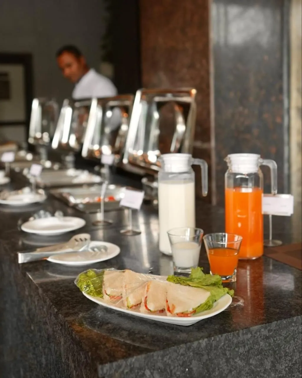 Breakfast in VITS Gurugram formerly known as Windsor Heights