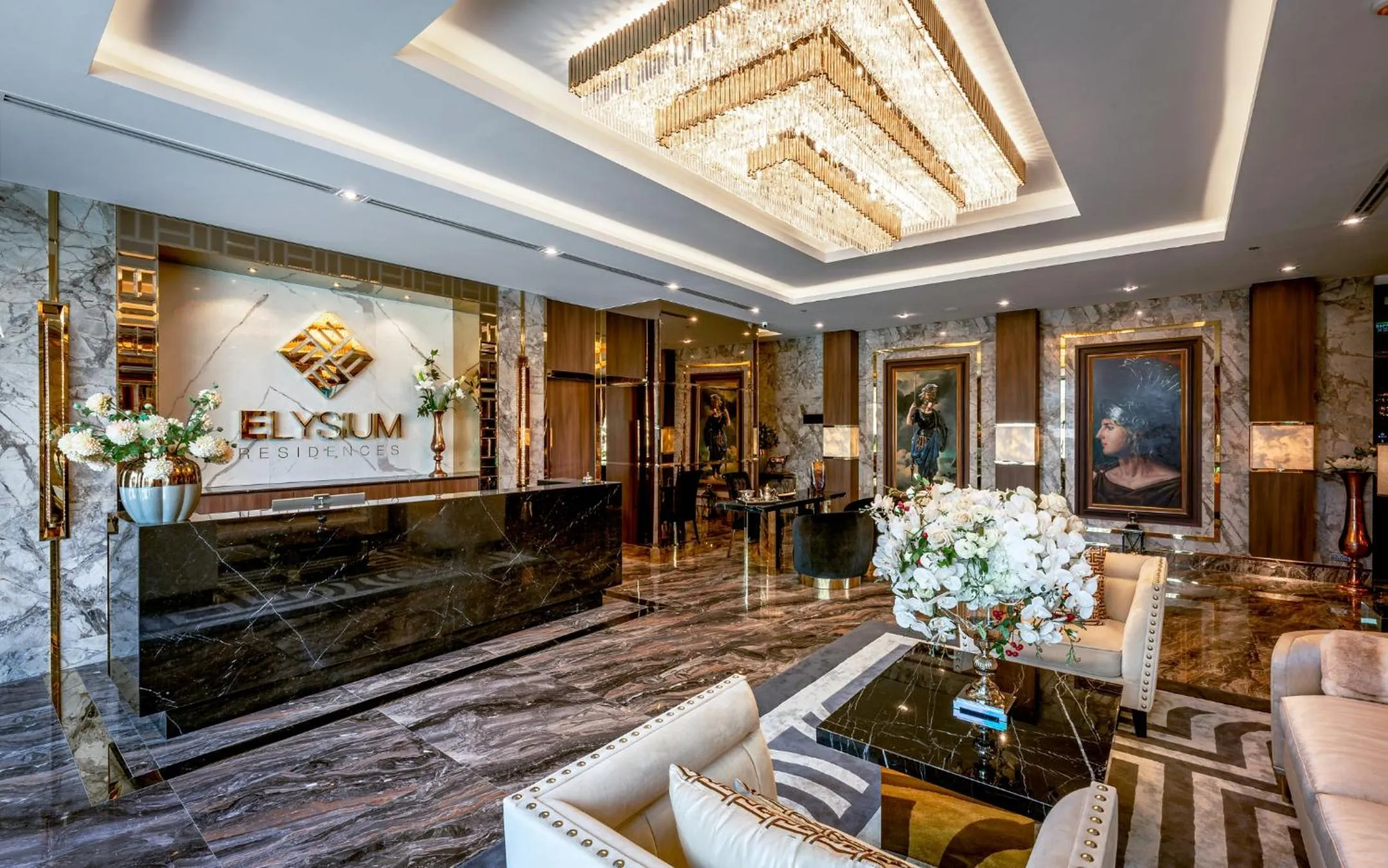Lobby or reception in The Elysium Prațumnak Pattaya - By SHG
