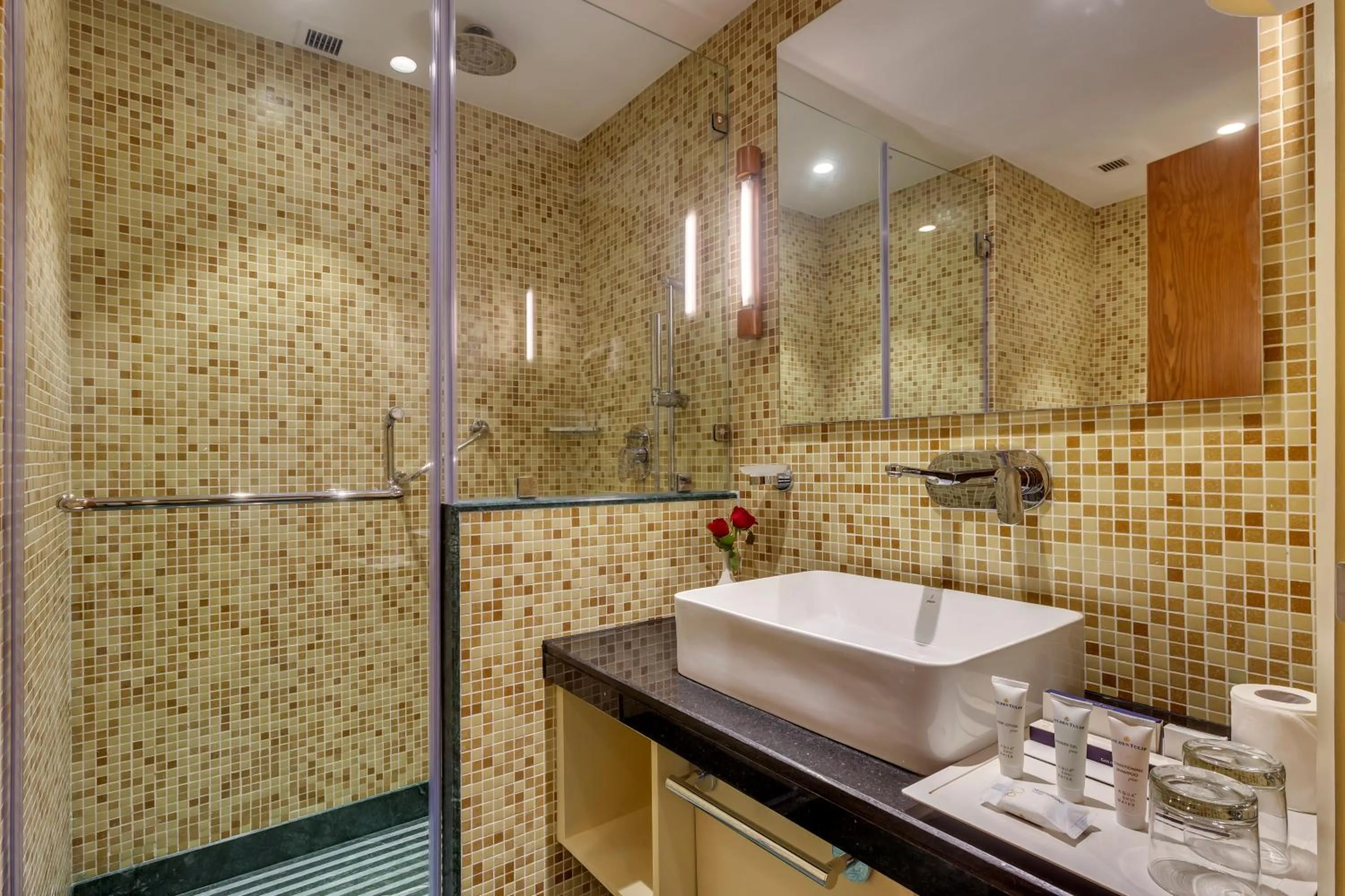 Bathroom in Golden Tulip New Delhi - Hari Nagar