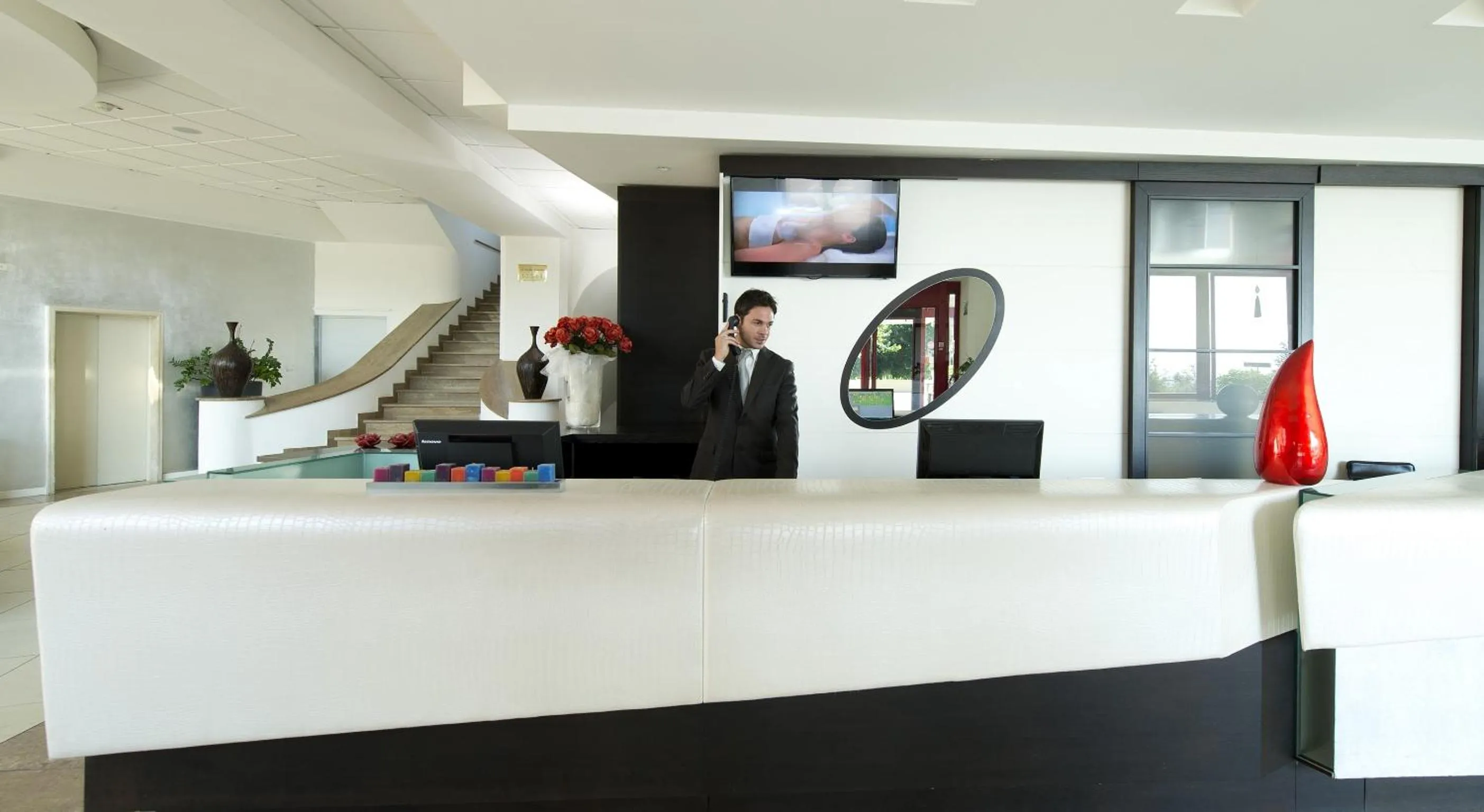 Lobby or reception in Grand Hotel Admiral Palace