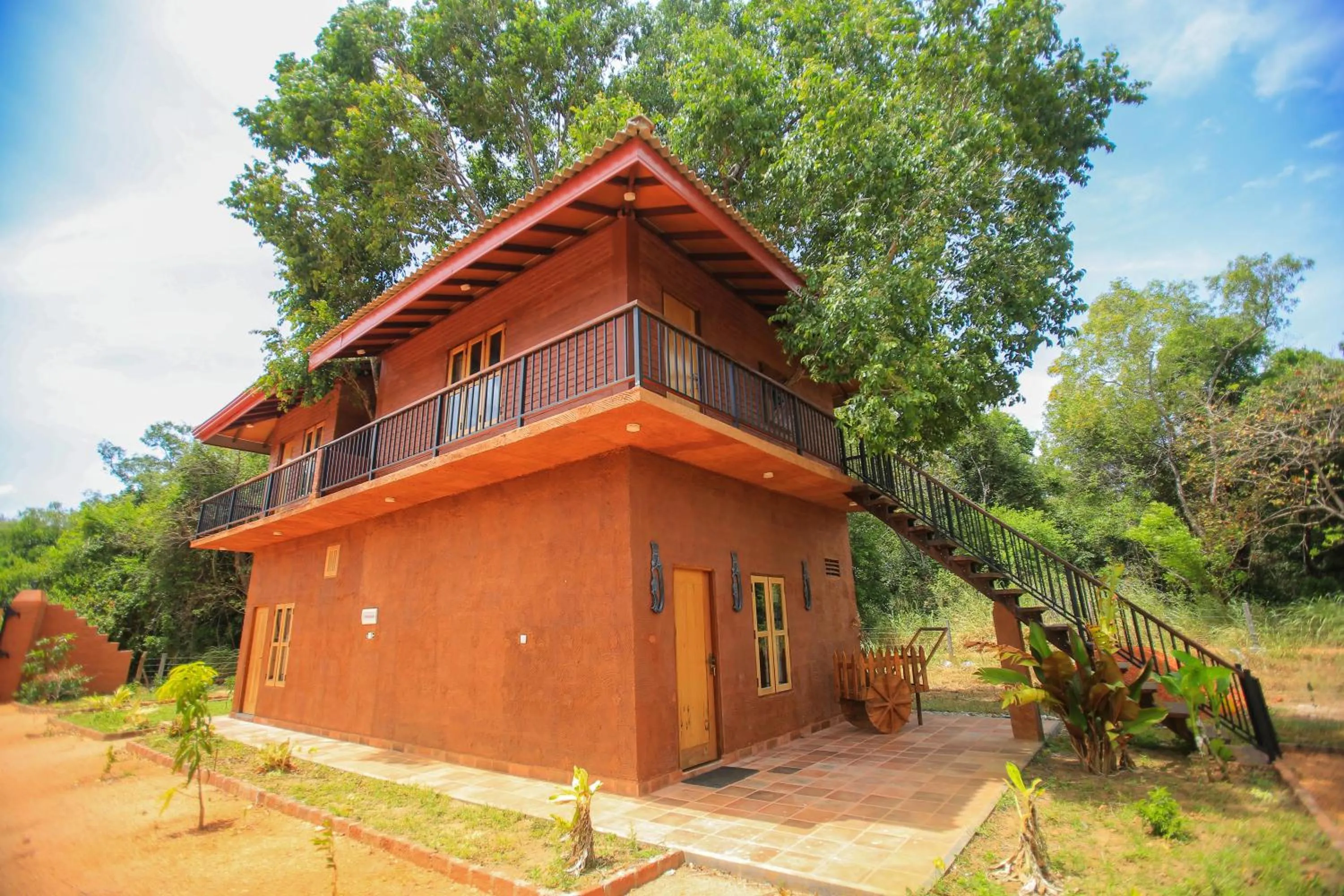 Property building in Jungle Hut Resort Sigiriya