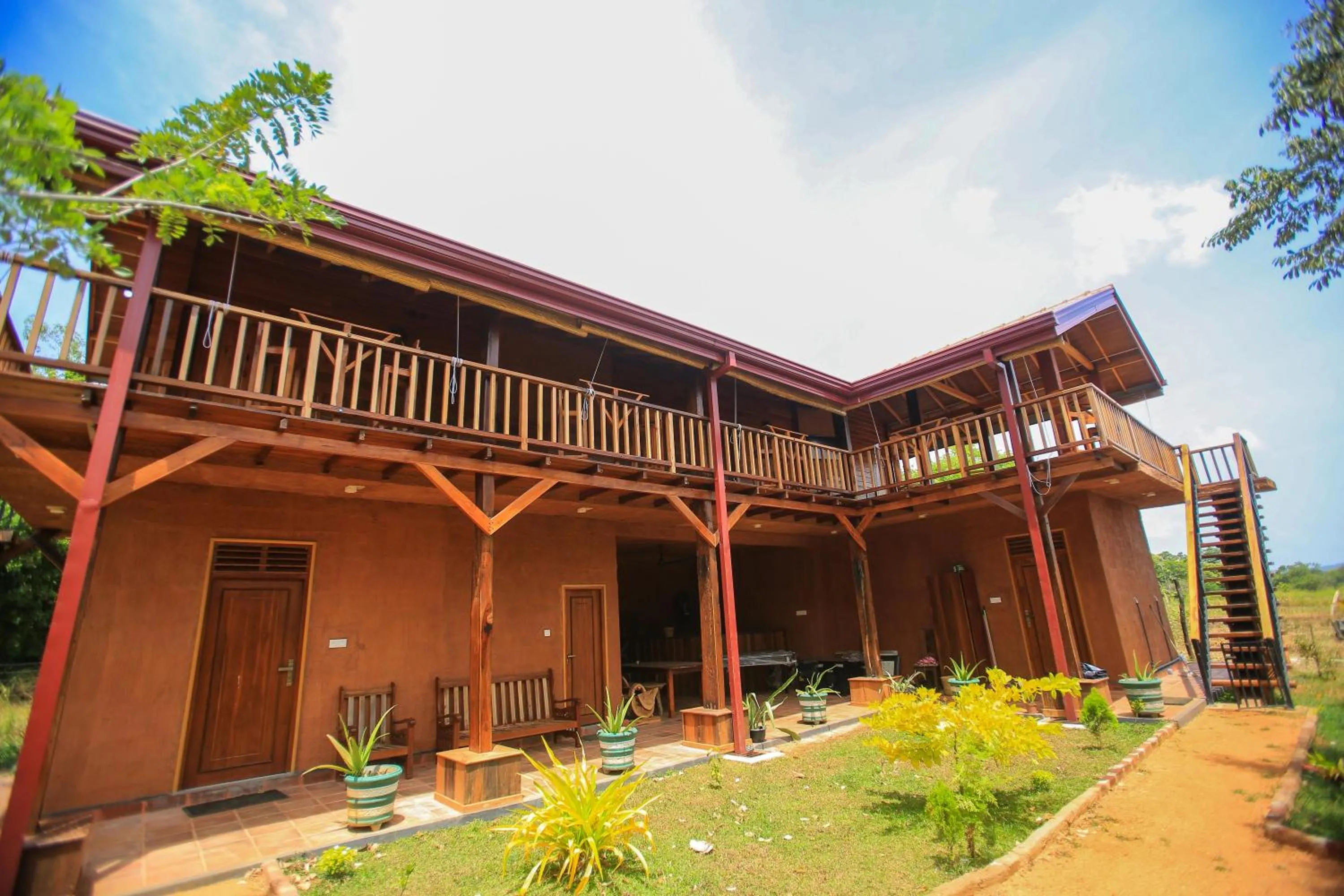 Property building in Jungle Hut Resort Sigiriya