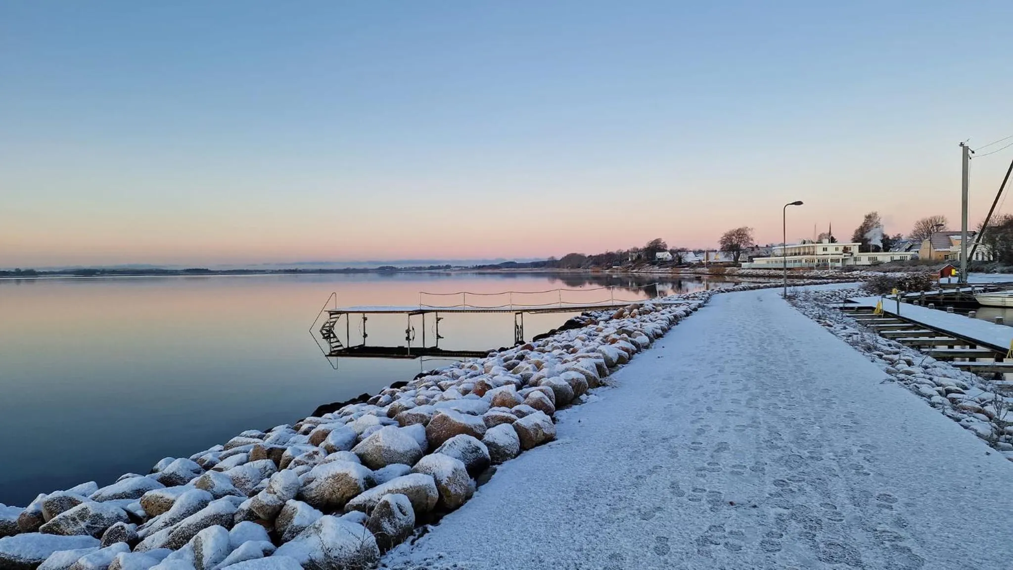 Natural landscape in Hørby Færgekro