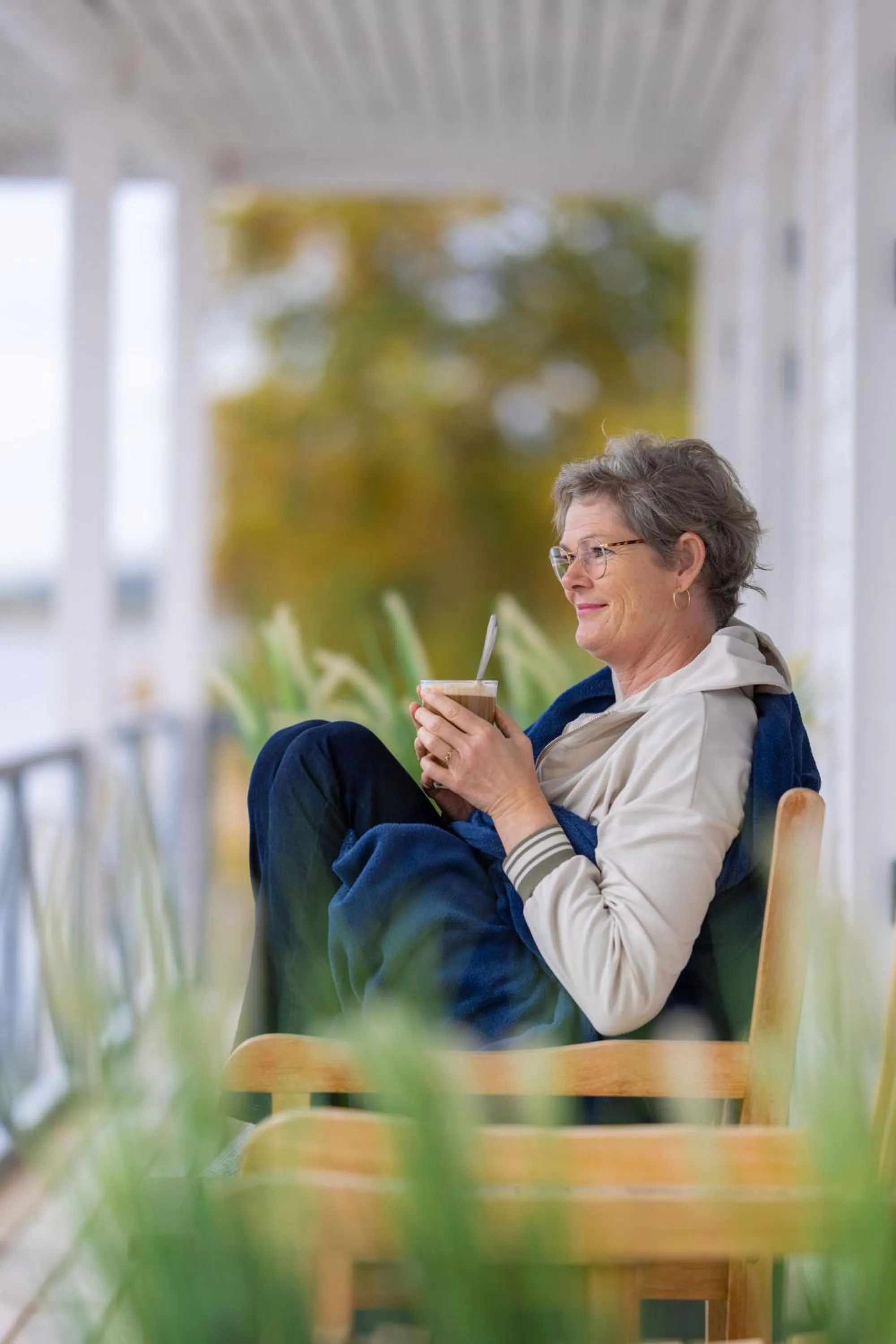 Balcony/Terrace in Hørby Færgekro