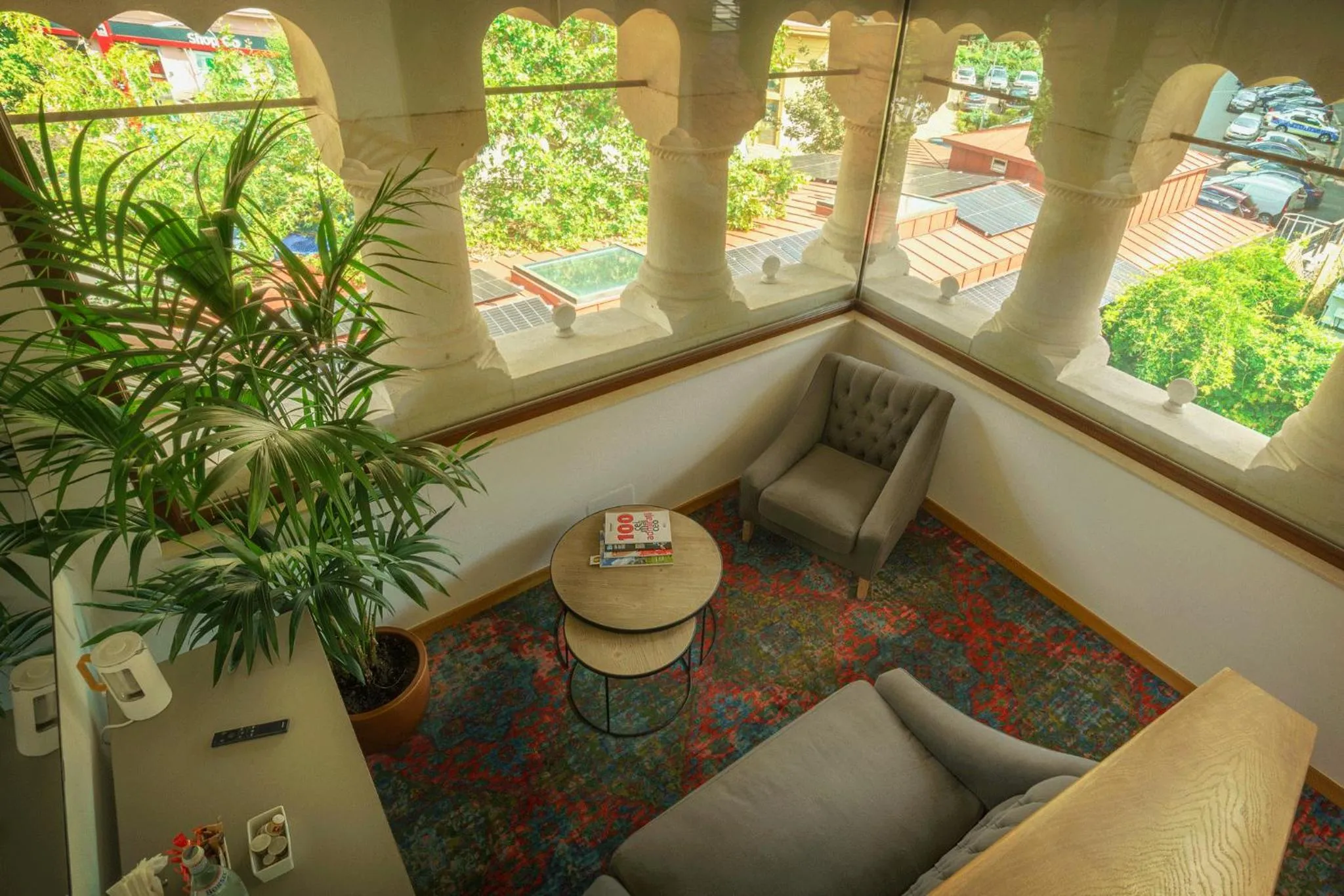 Seating area in La Boheme Boutique Casa Soare