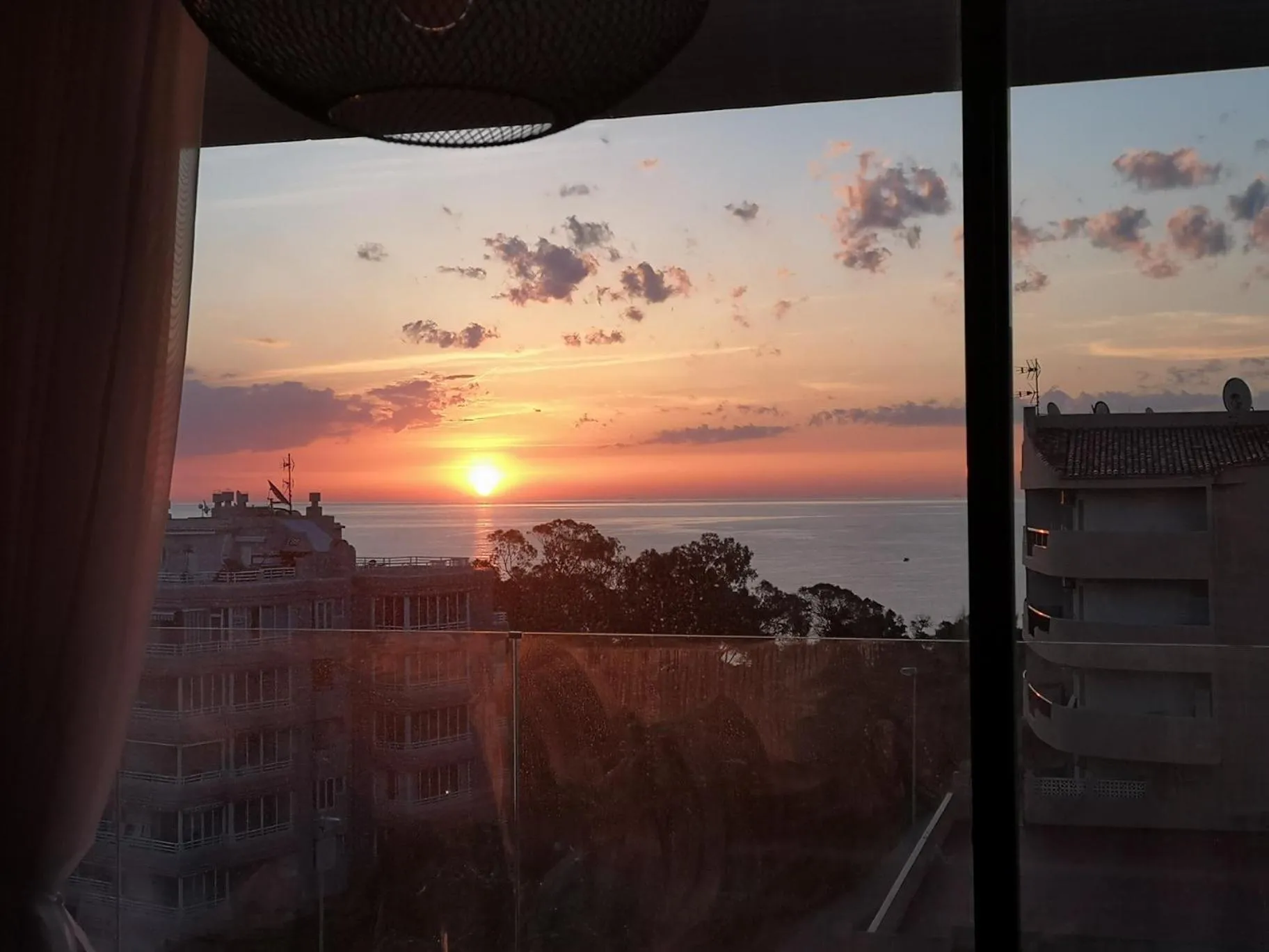Sunrise in Sea view and Ifach Calpe