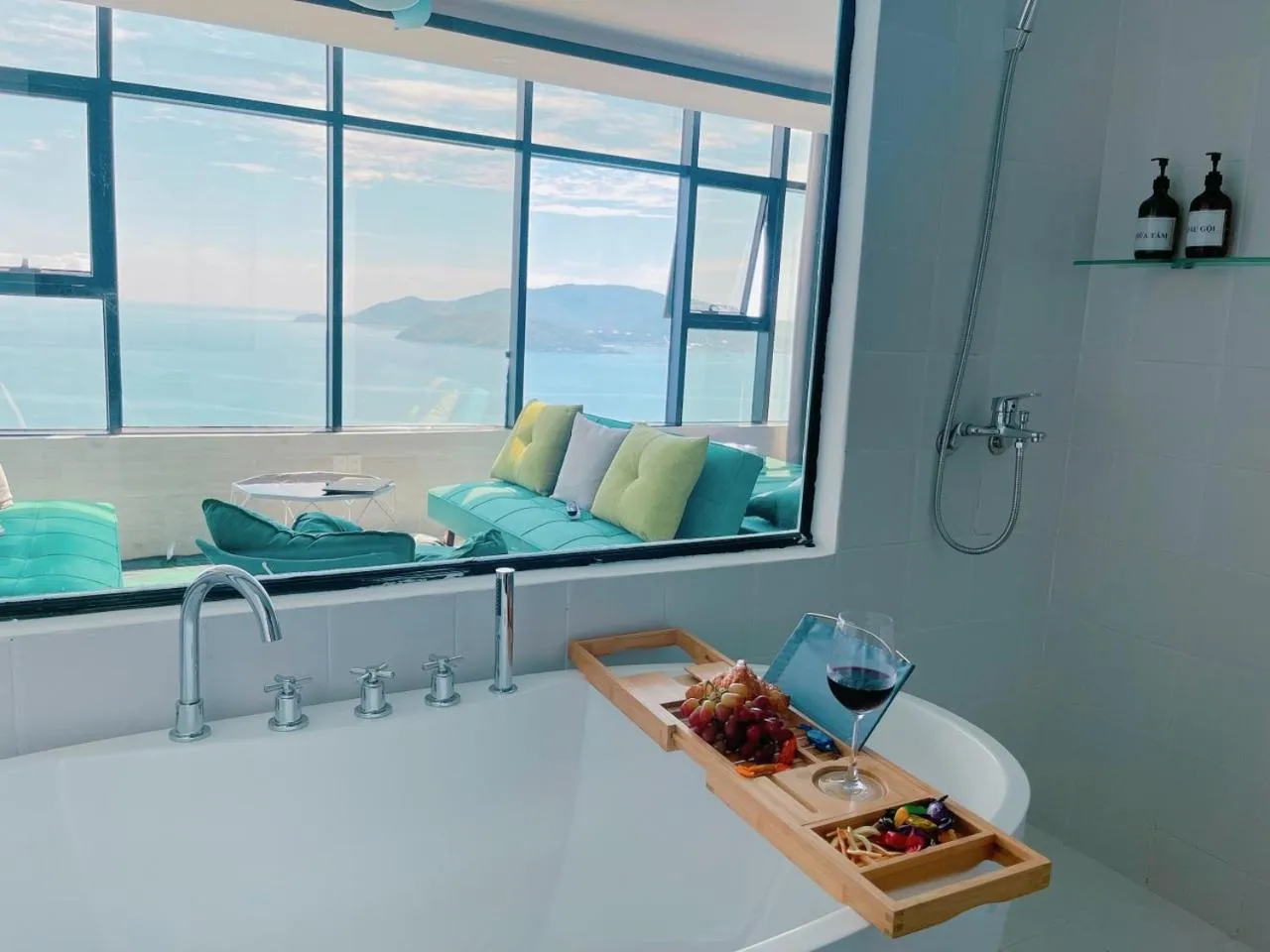 Seating area in Pearl Nha Trang Beach Apartment