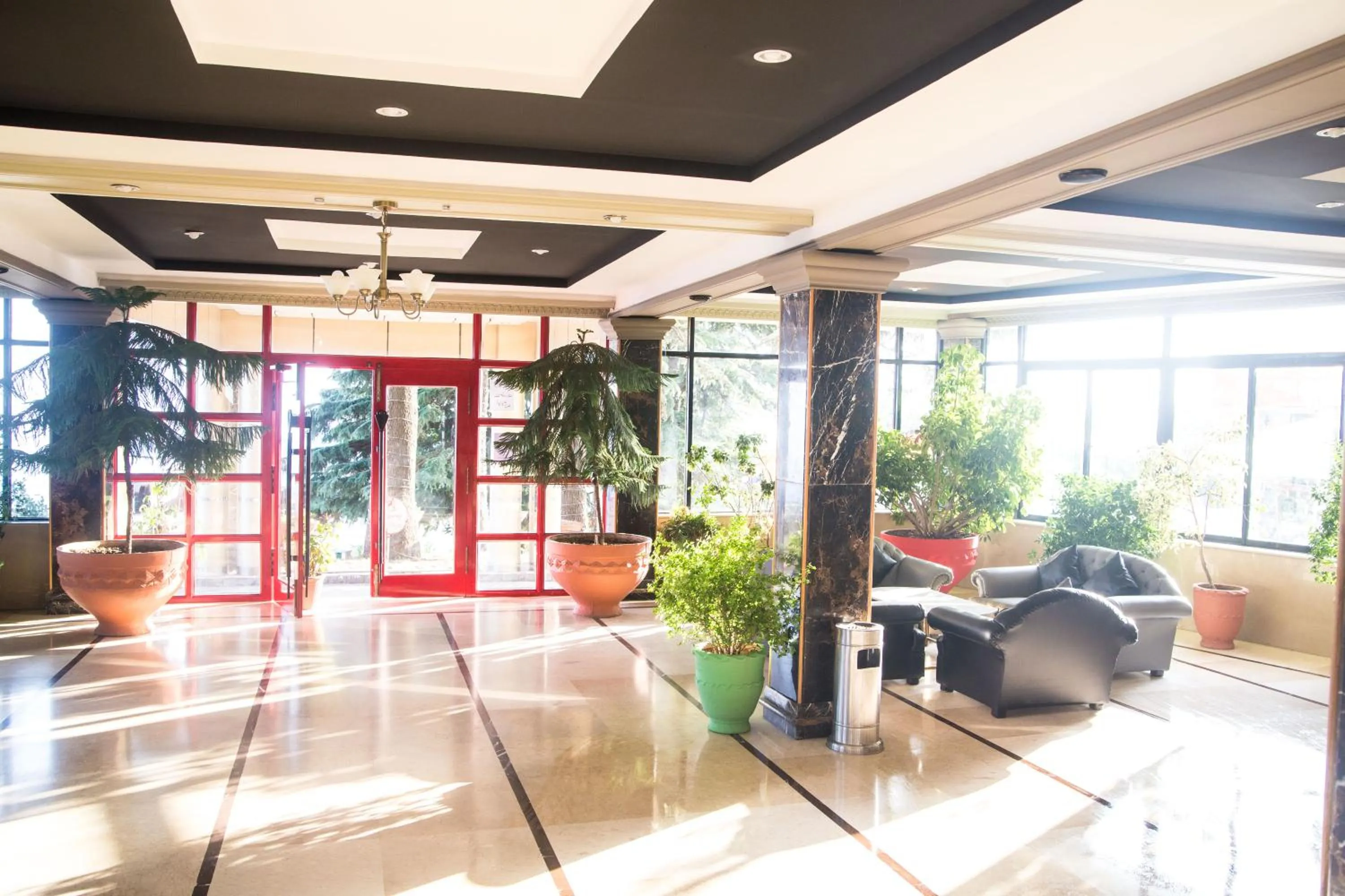 Patio in Metropole Hotel