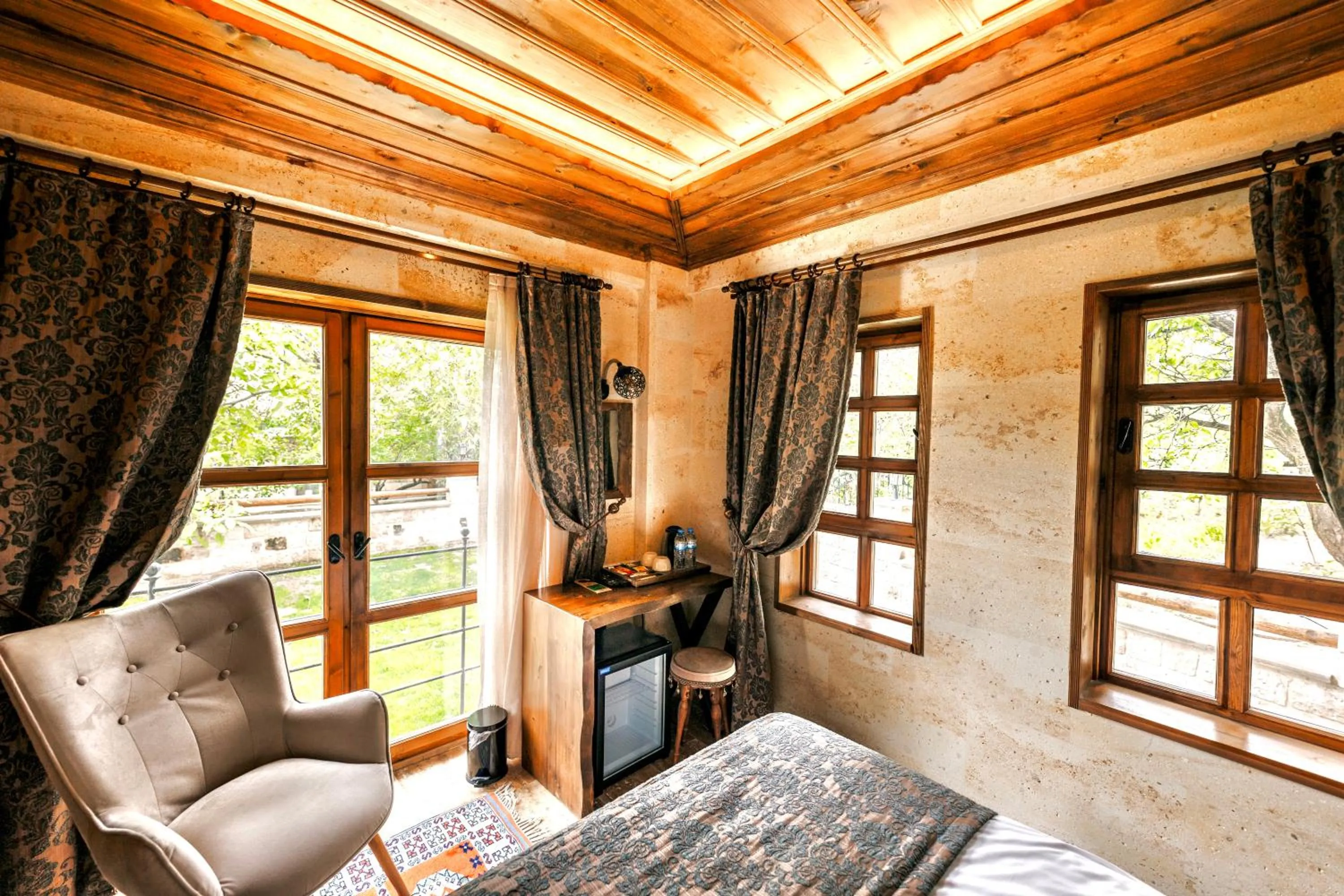 Bed in Flavia Cappadocia Hotel