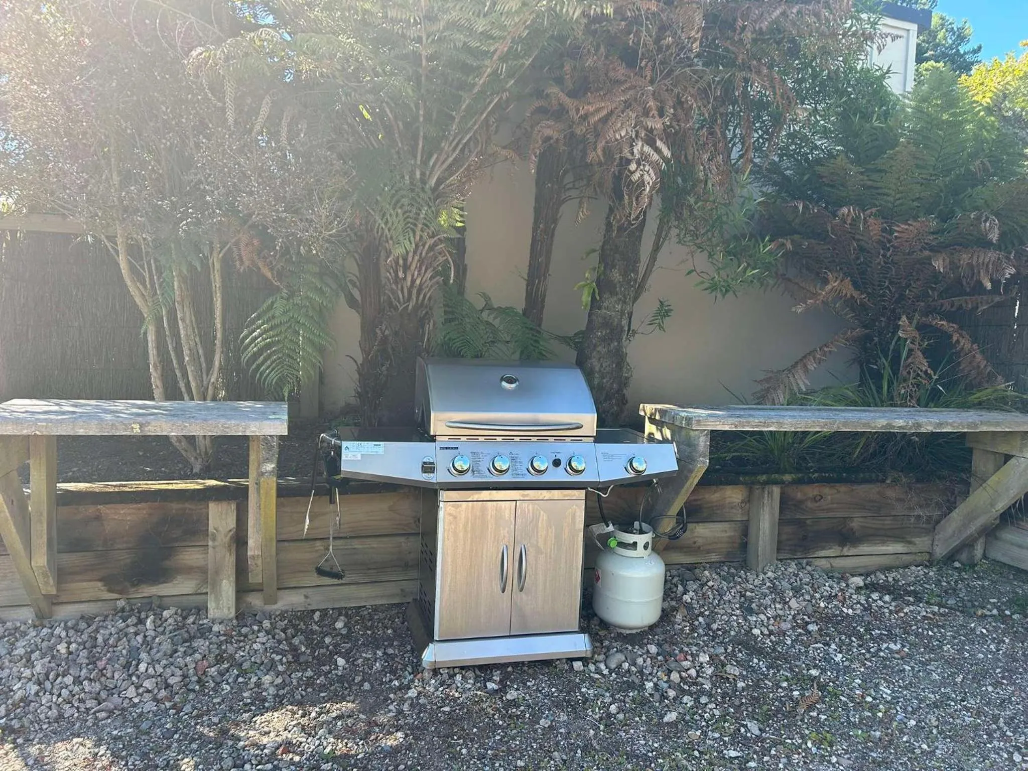 BBQ facilities in Braxmere Lodge