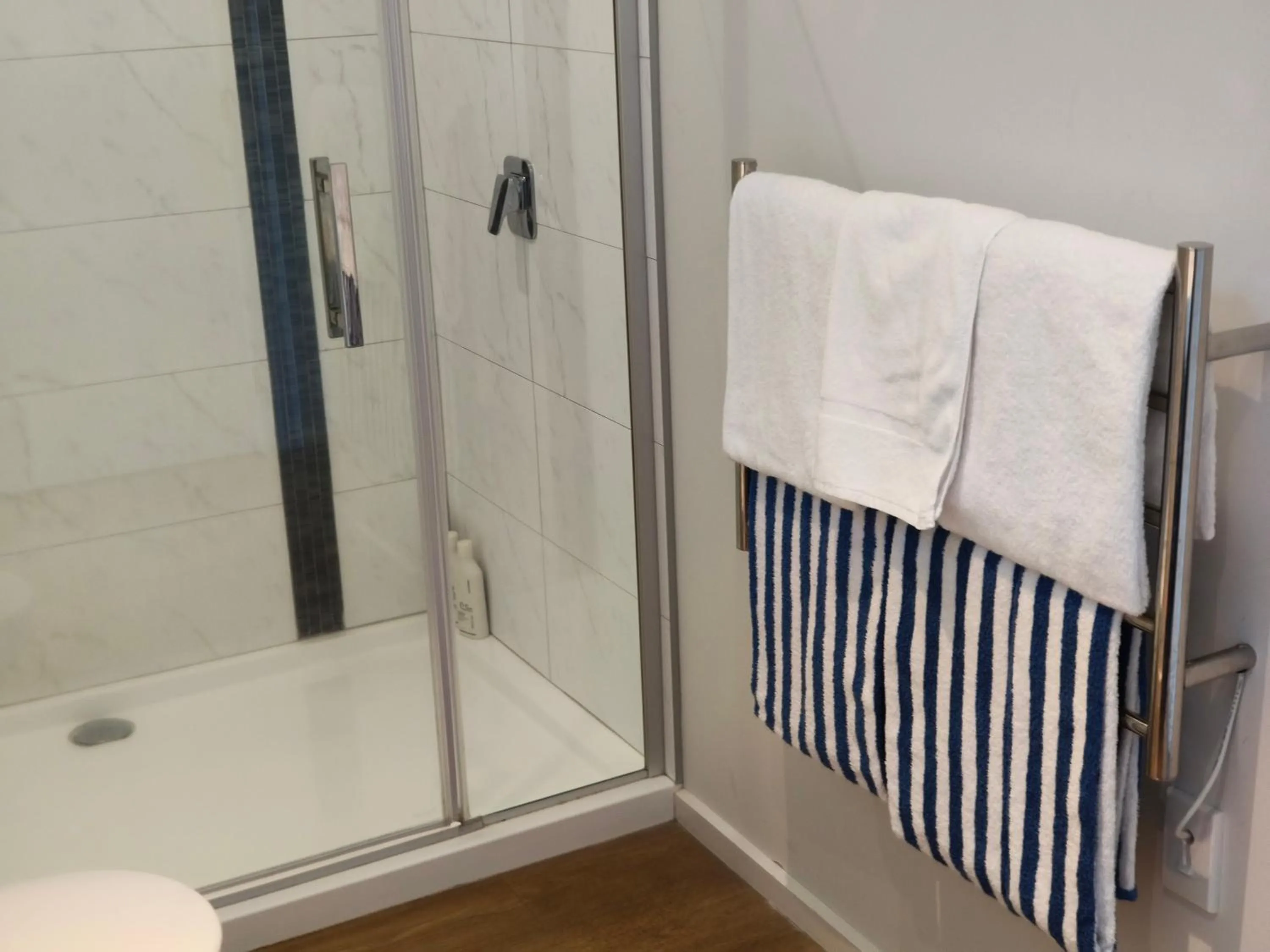 Shower in Braxmere Lodge