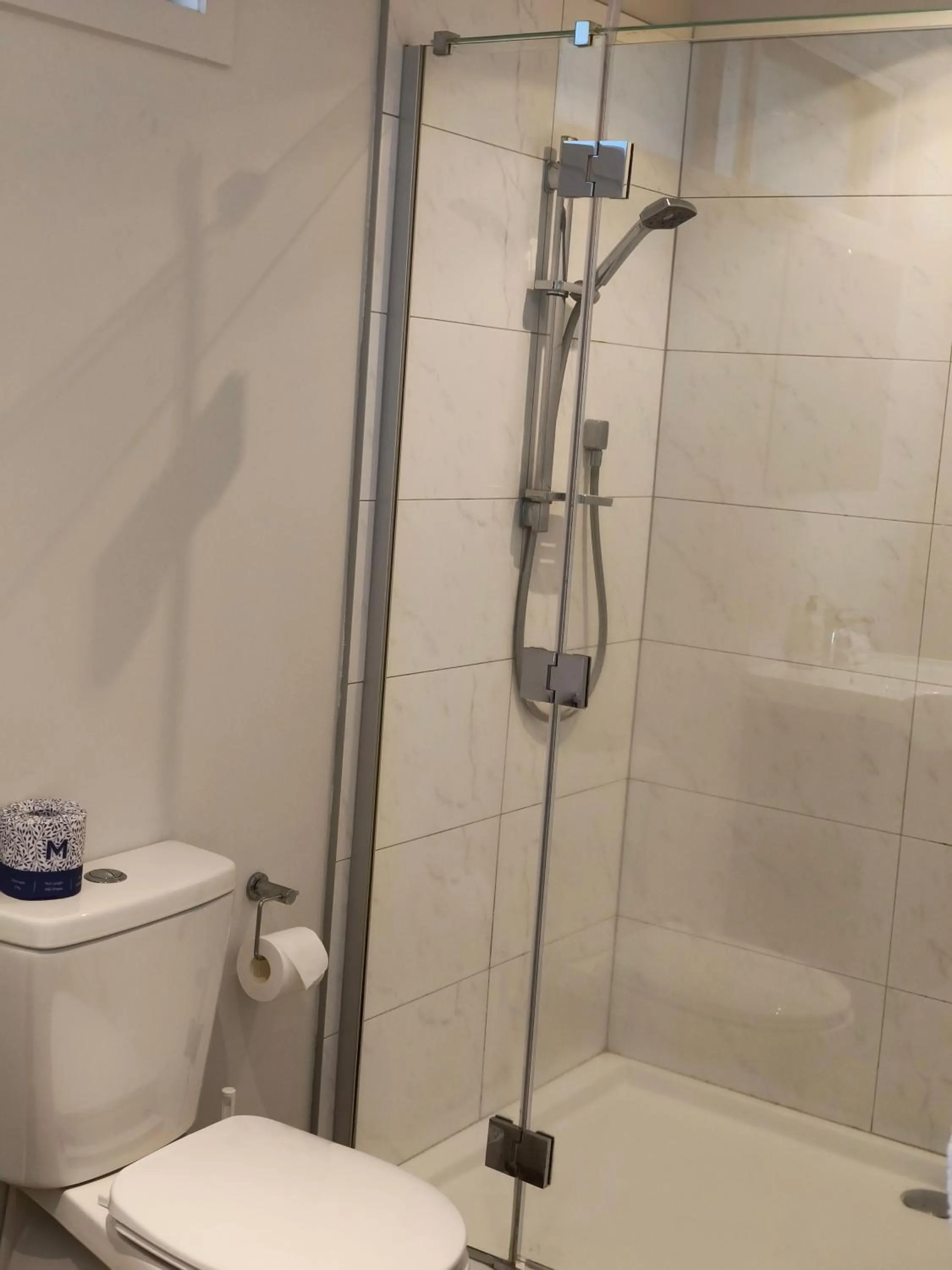 Shower in Braxmere Lodge