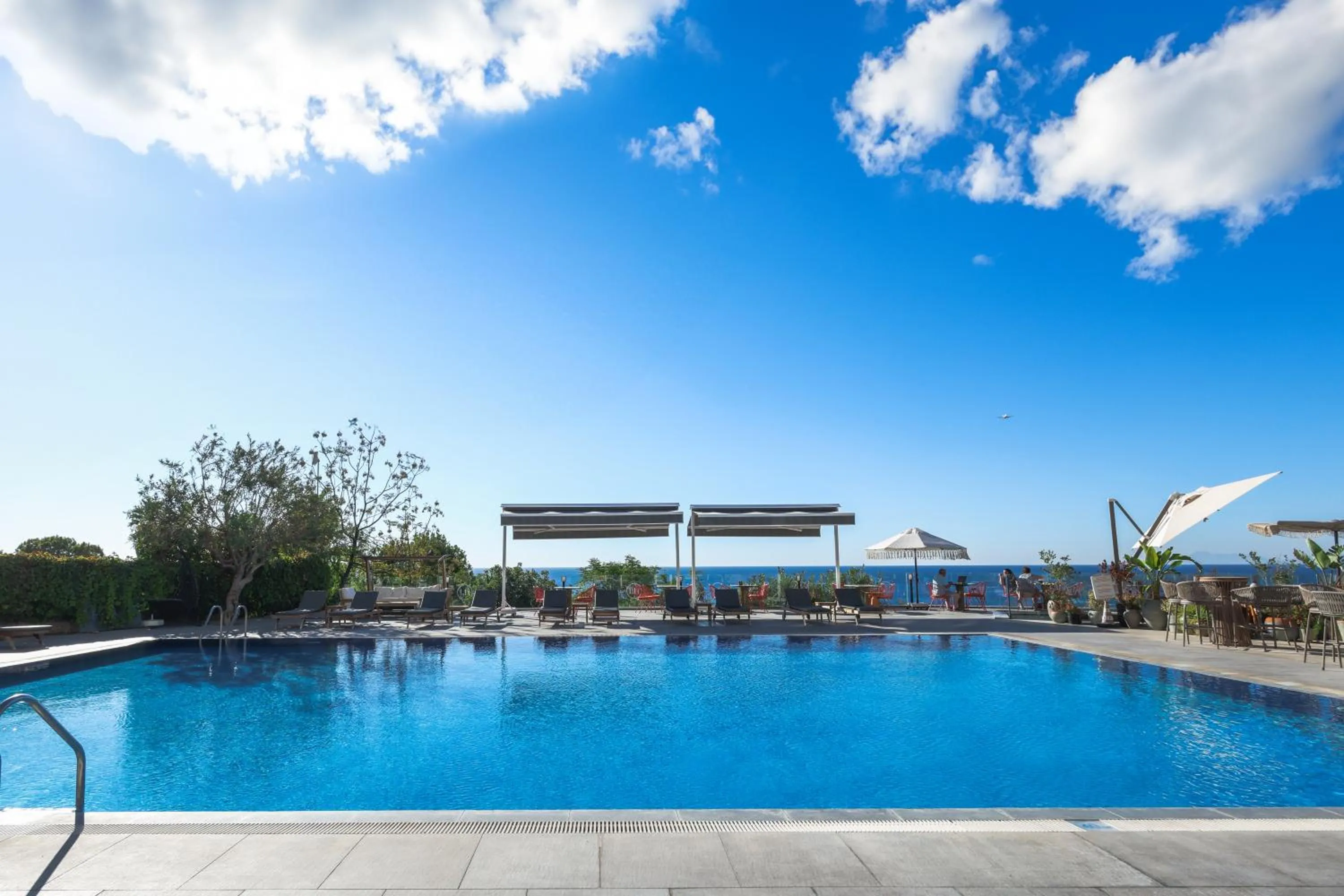 Pool view in Lara Otel