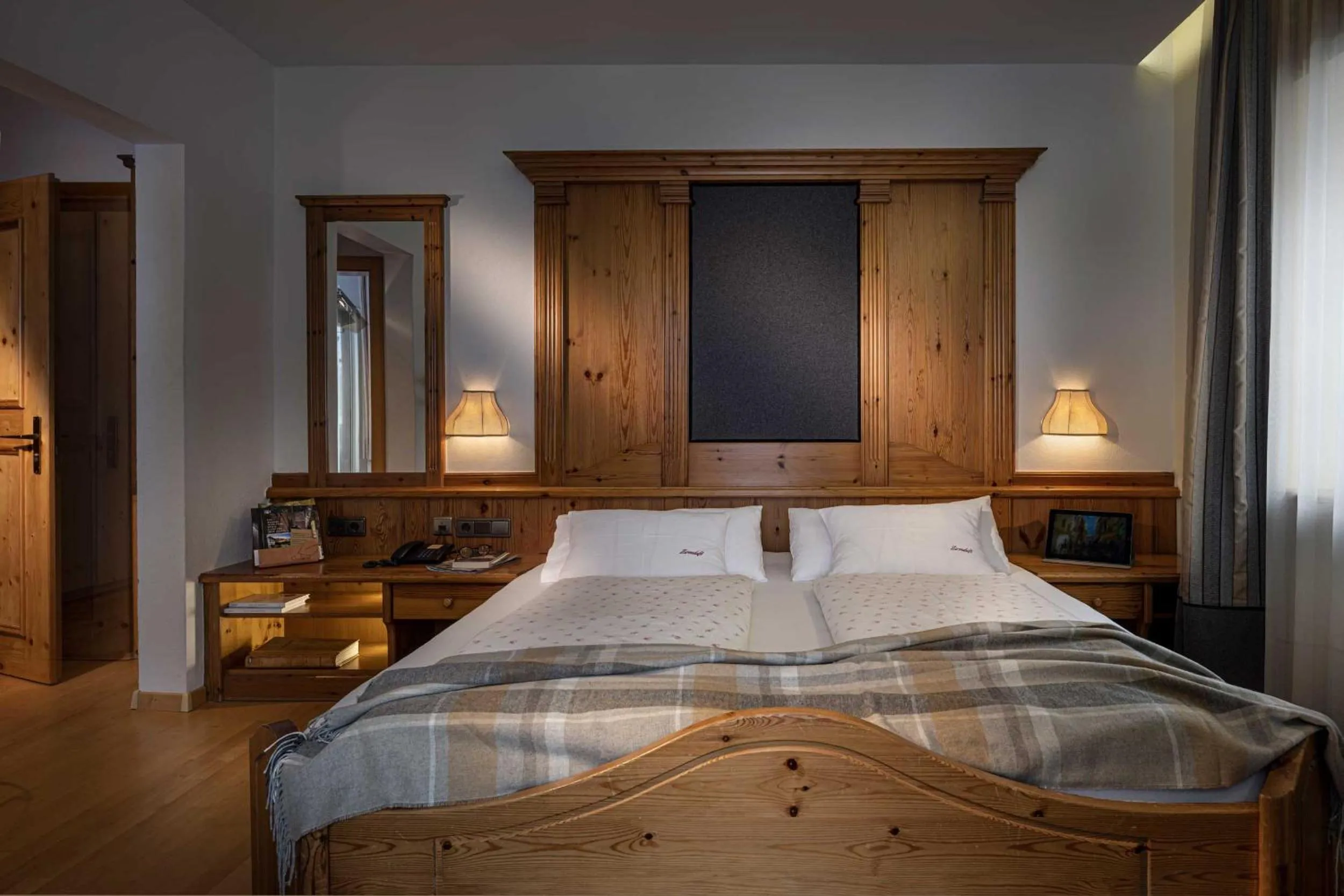 Photo of the whole room, Bed in Naturhotel Saalerwirt