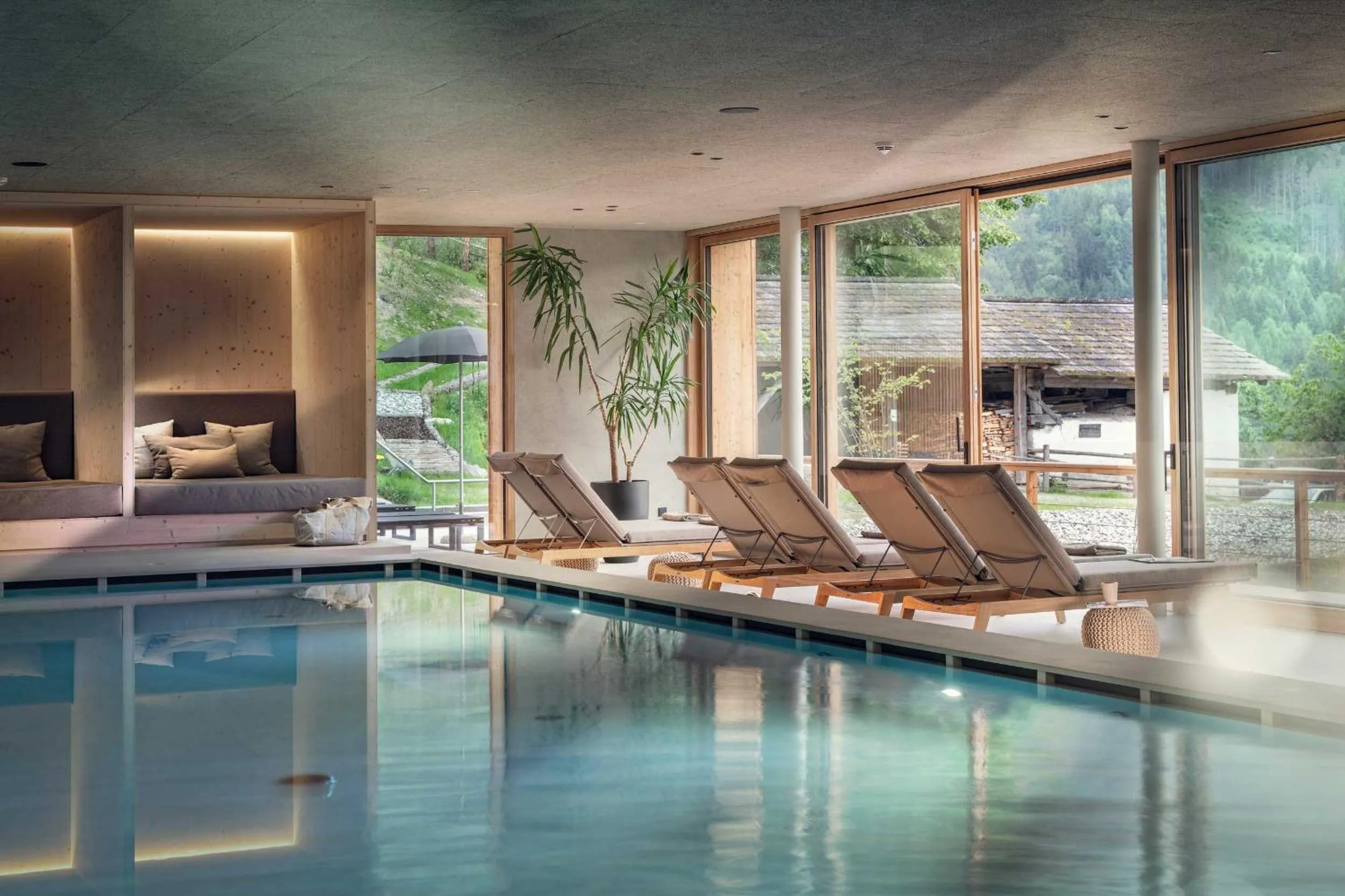 Swimming pool in Naturhotel Saalerwirt