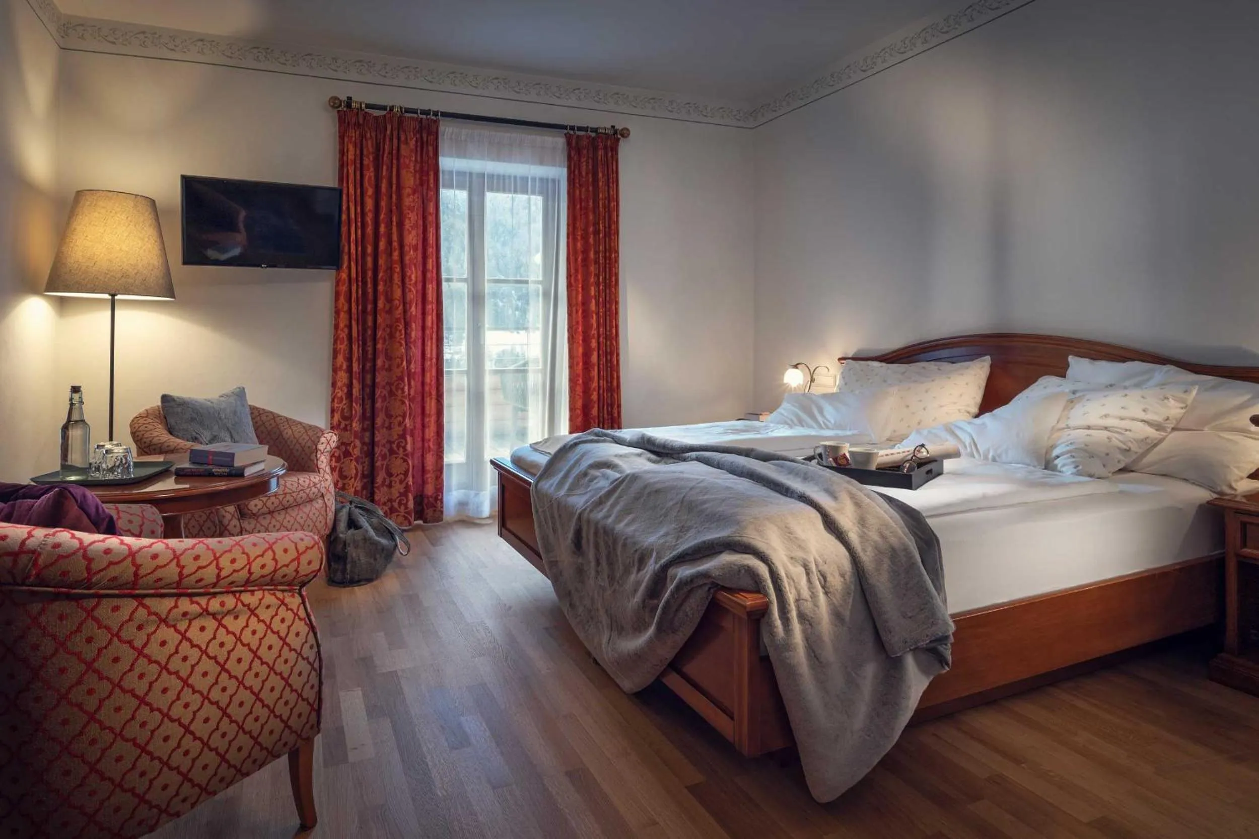 Photo of the whole room, Bed in Naturhotel Saalerwirt