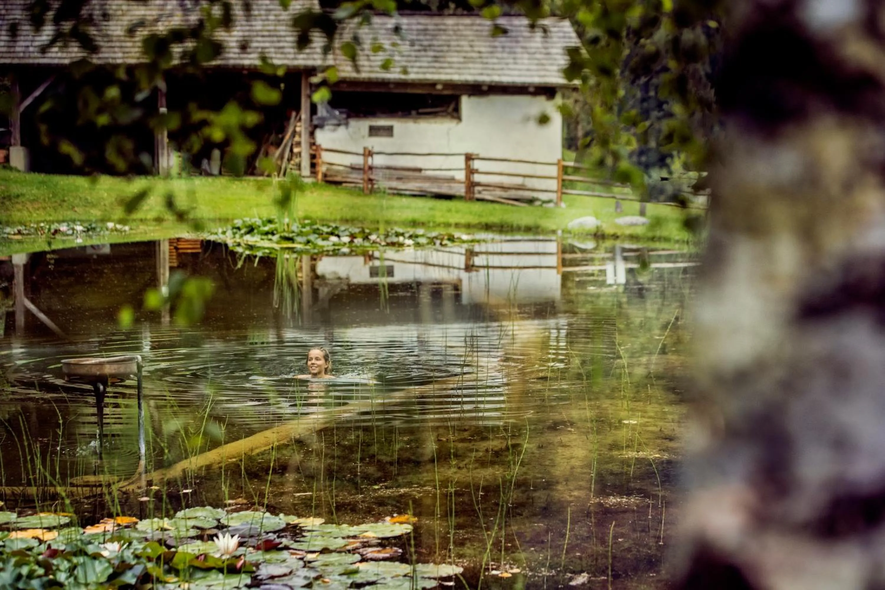 Lake view in Naturhotel Saalerwirt