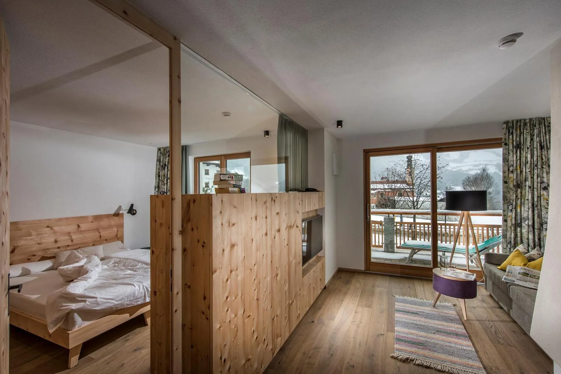 Photo of the whole room, Bed in Naturhotel Saalerwirt