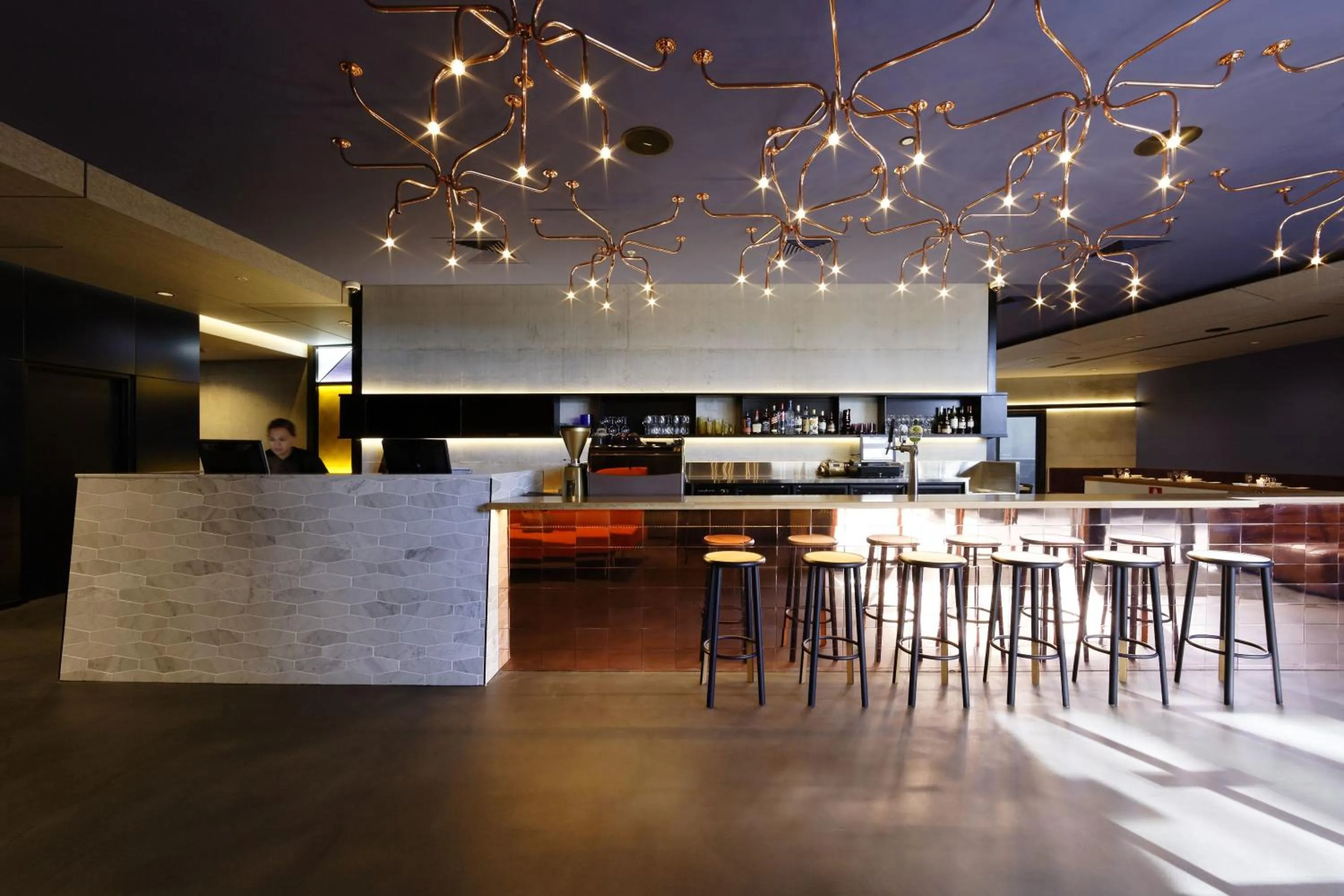Restaurant/places to eat in Alpha Mosaic Hotel Fortitude Valley Brisbane