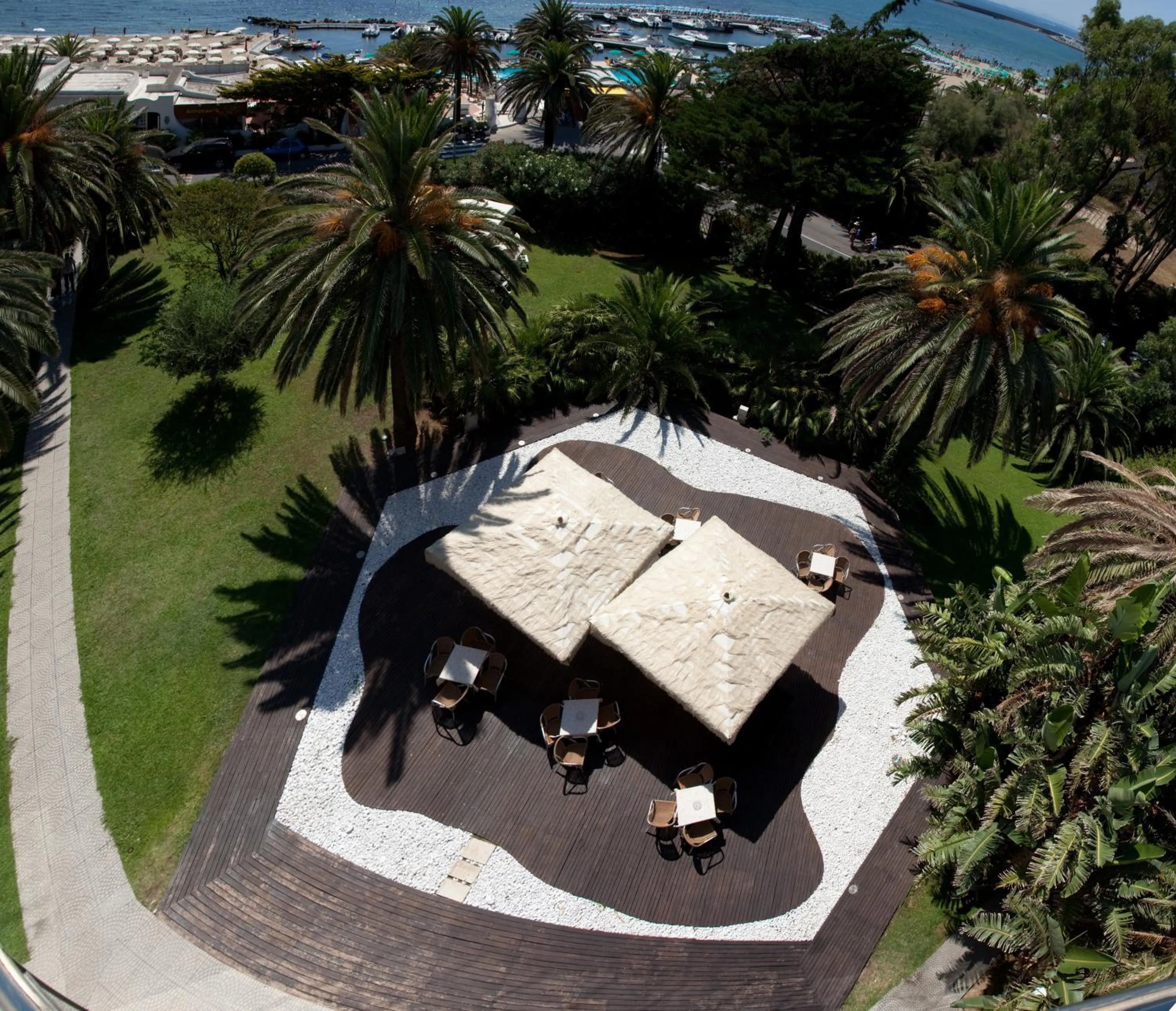 Bird's eye view in Circeo Park Hotel