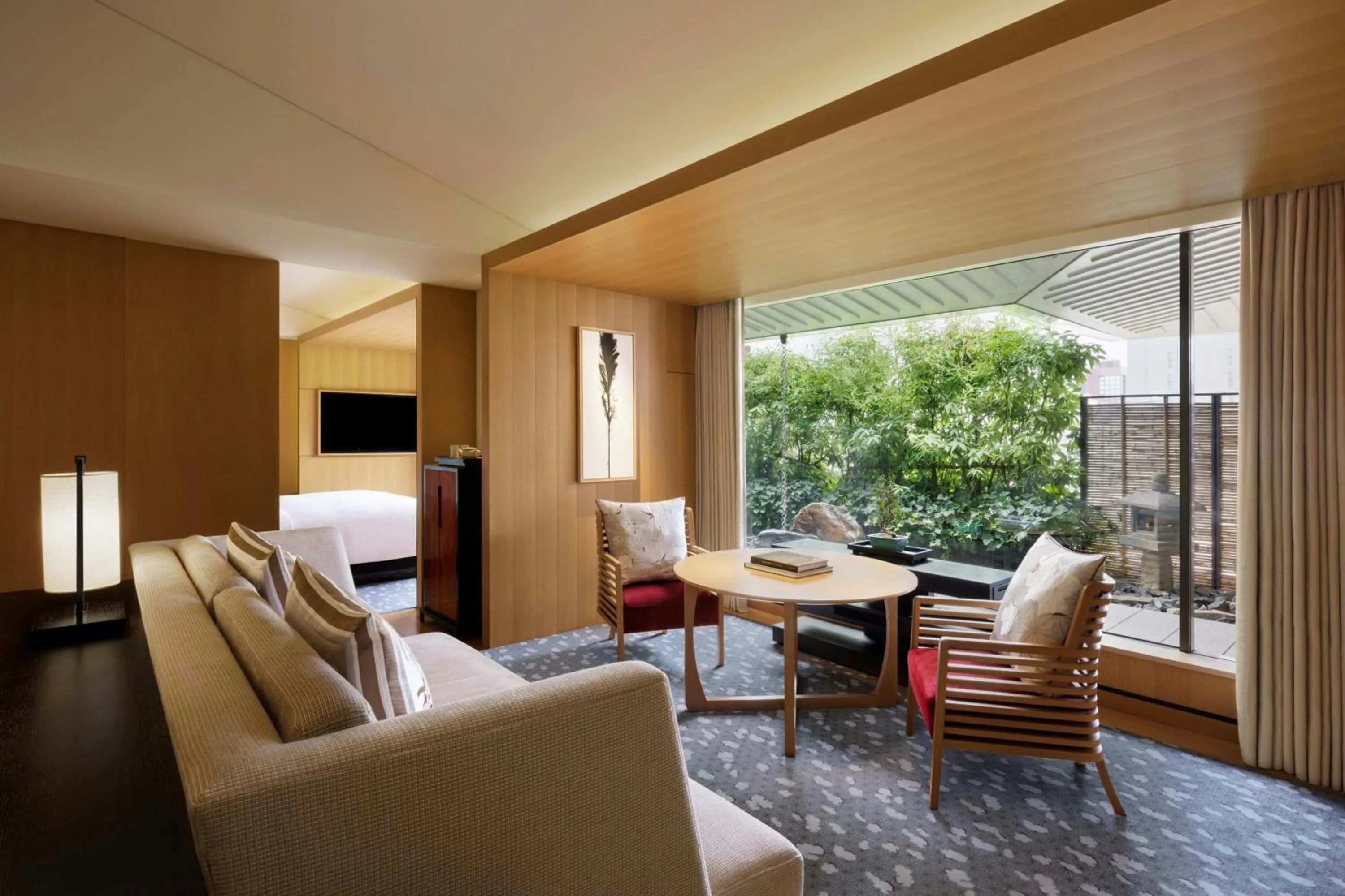 Living room in The Ritz-Carlton Kyoto