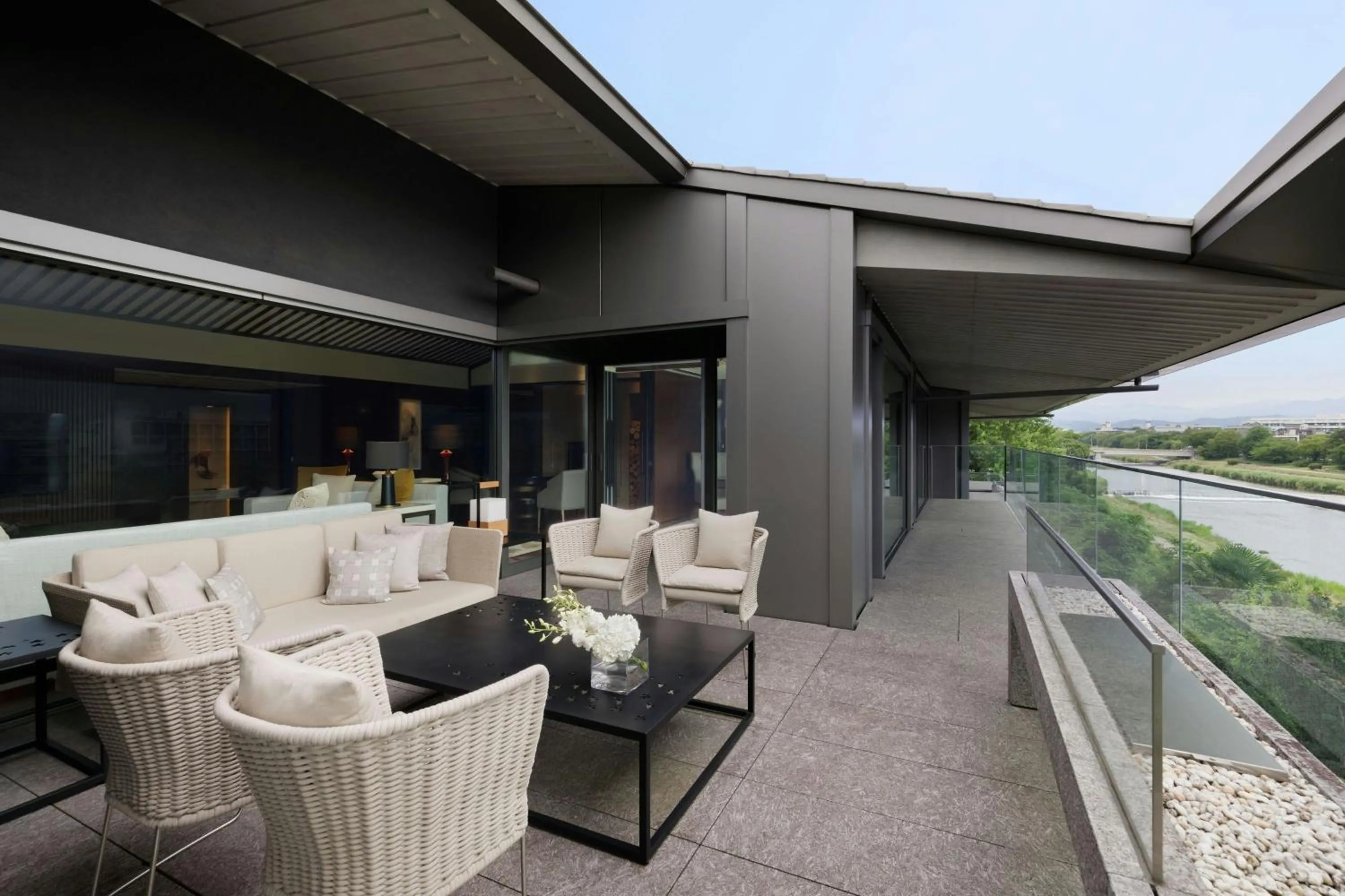 Photo of the whole room in The Ritz-Carlton Kyoto