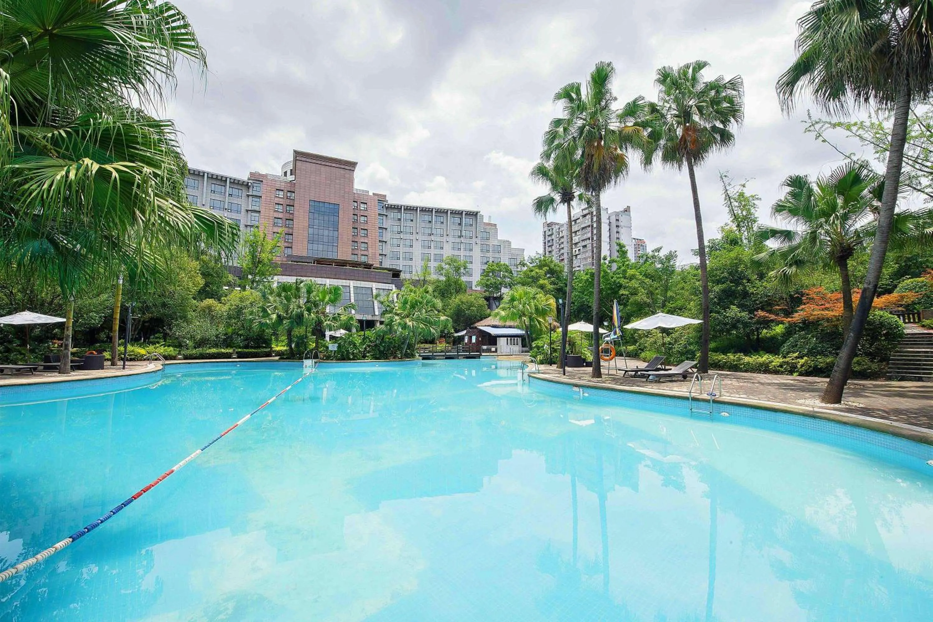 Pool view in Ramada Plaza by Wyndham Chongqing West