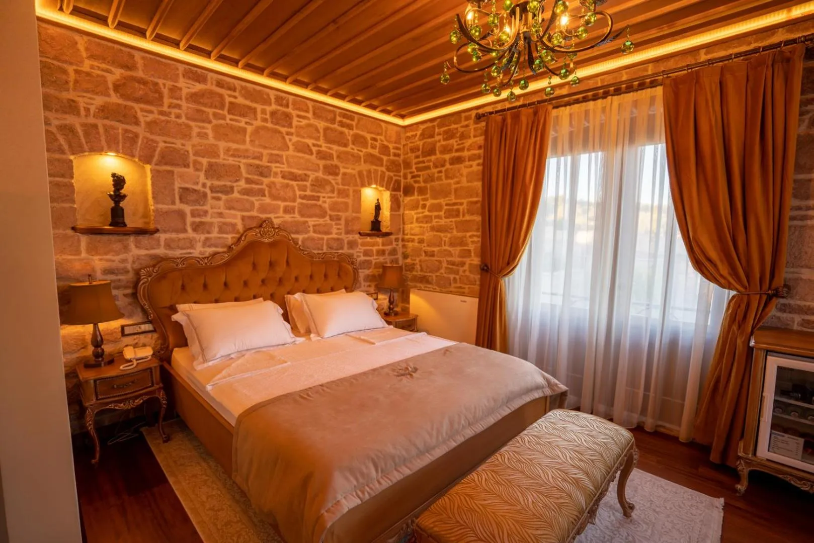Bed in CUNDA BARADİEL Hotel