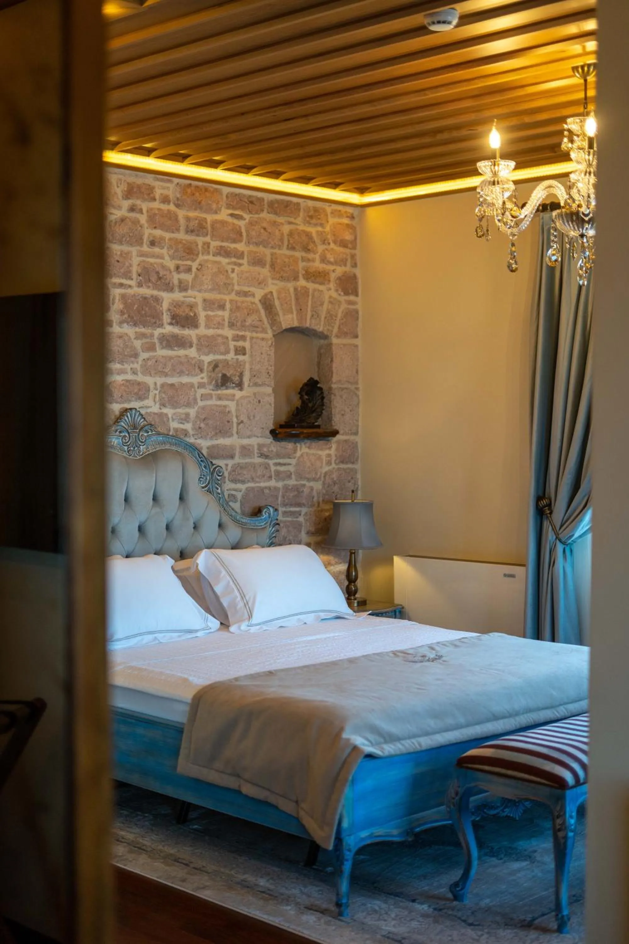 Bed in CUNDA BARADİEL Hotel
