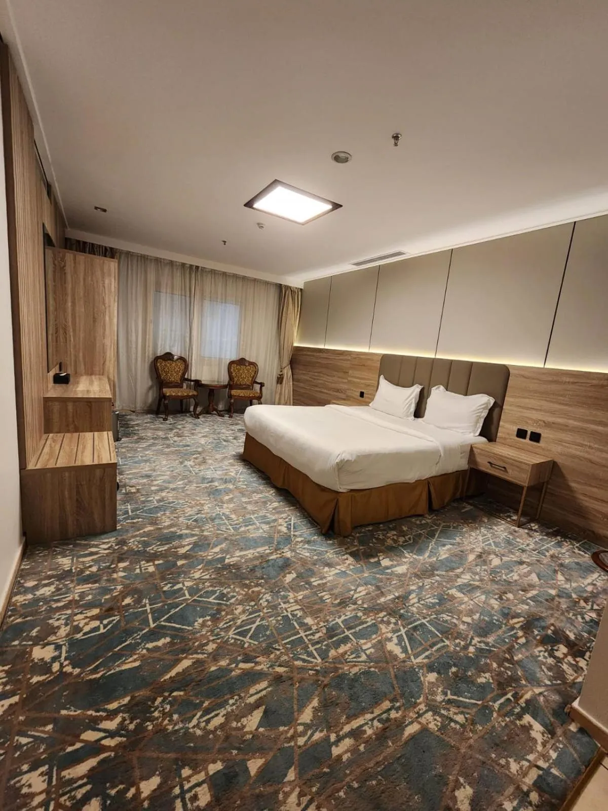 Bed in Sadeem Al Fajr Hotel Suites