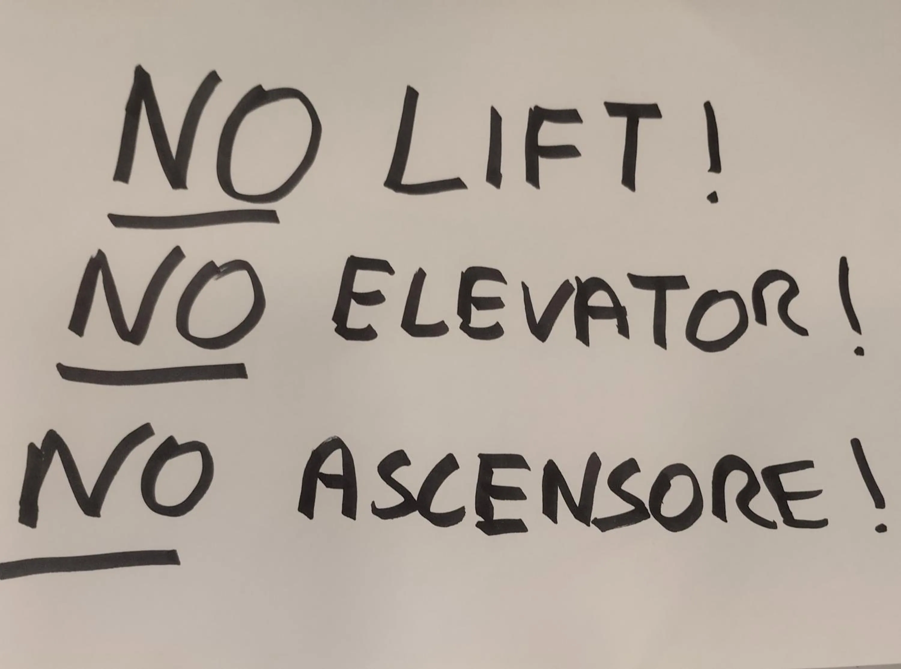 Text overlay in Hotel Nuova Italia