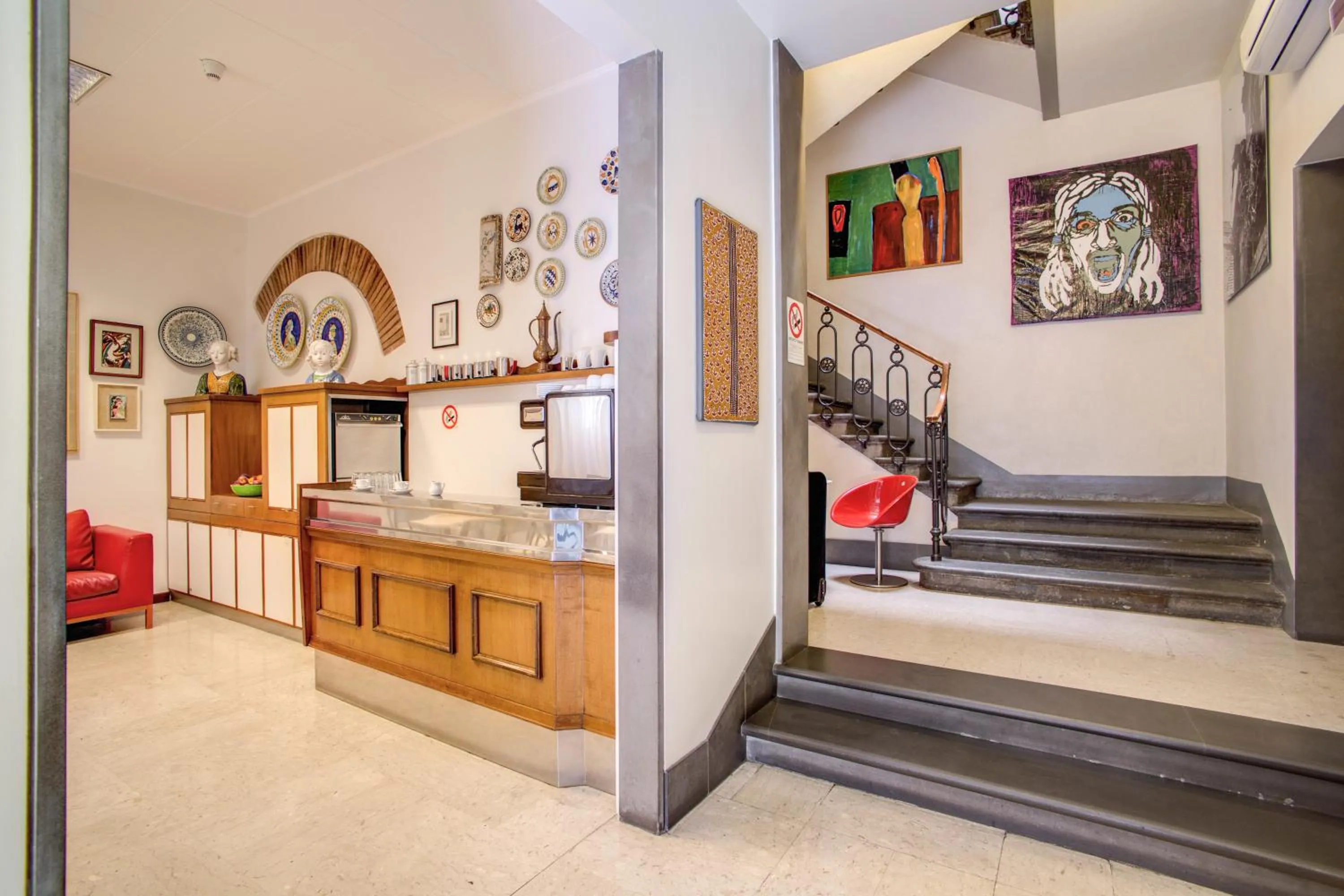 Lobby or reception in Hotel Nuova Italia