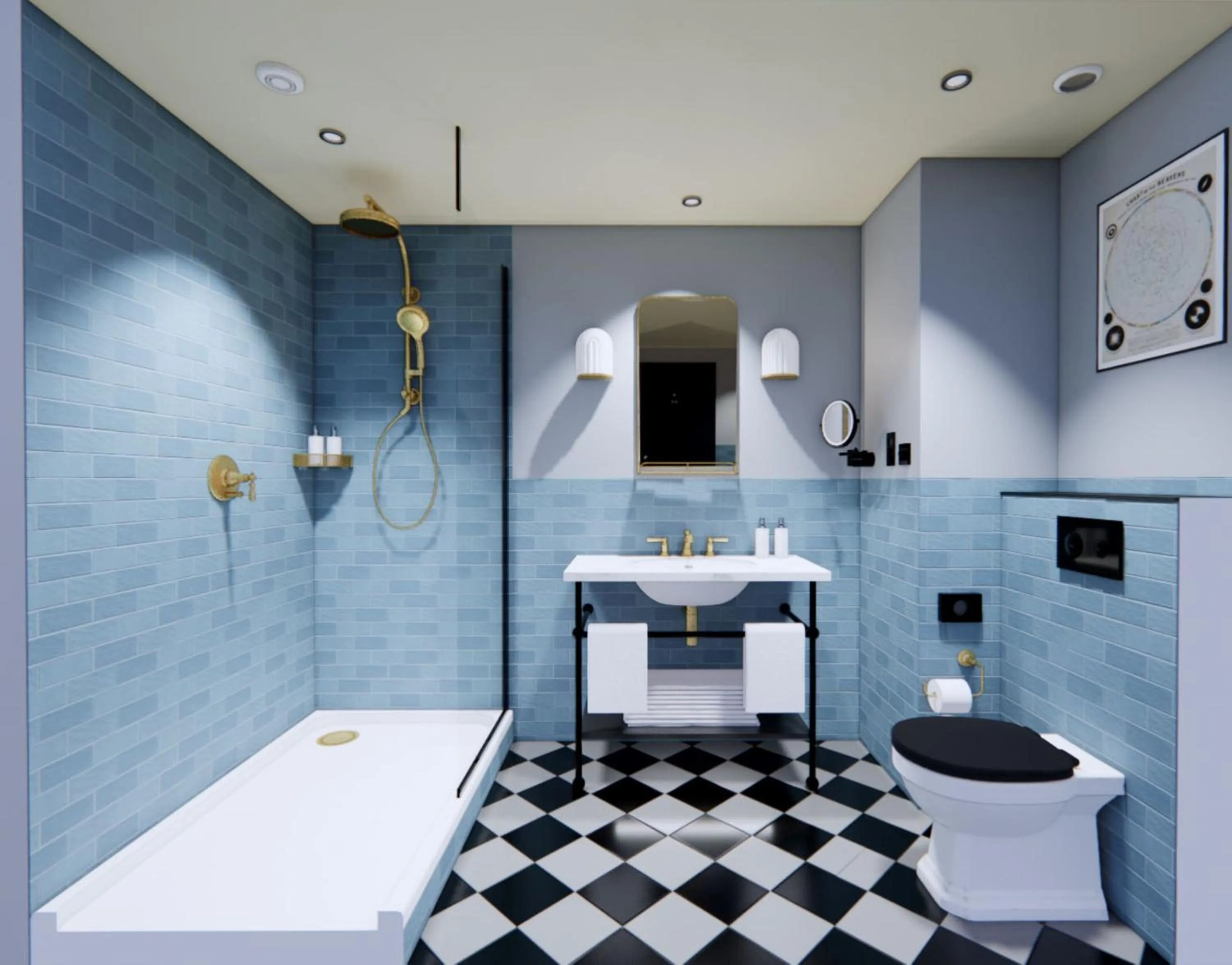 Bathroom in Hotel Indigo - Exeter by IHG