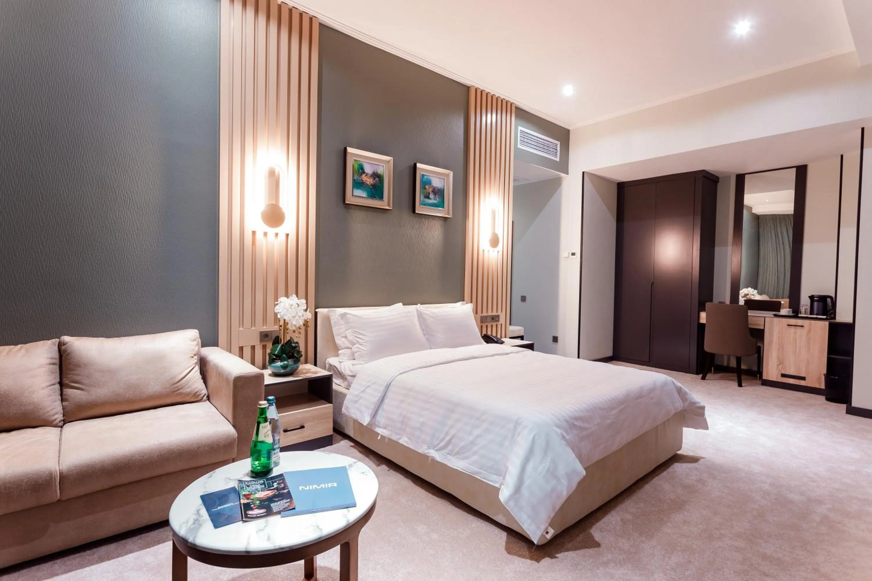 Photo of the whole room, Bed in HUSMA Hotel & Spa