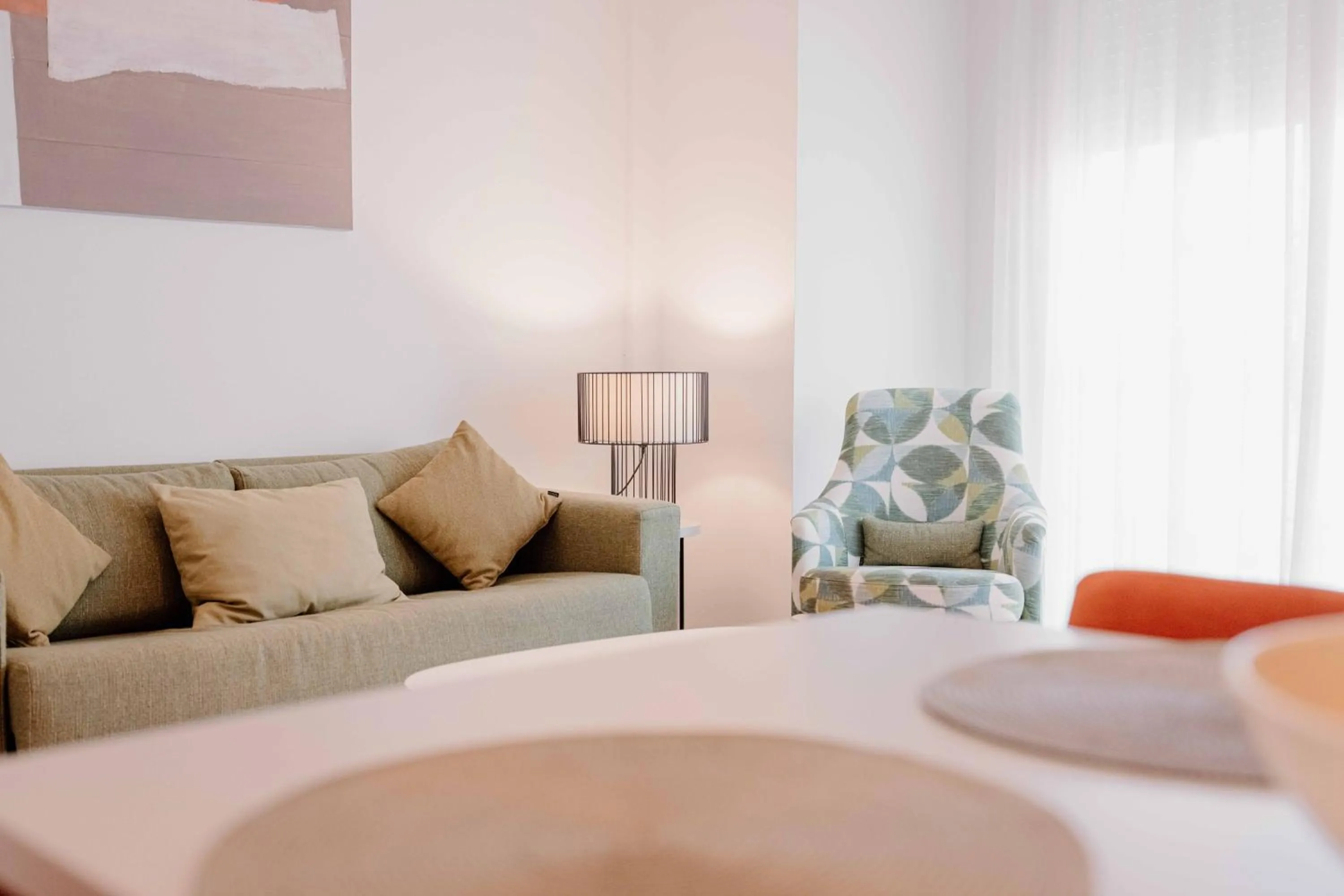 Living room, Bed in Apartamentos 525 Los Narejos