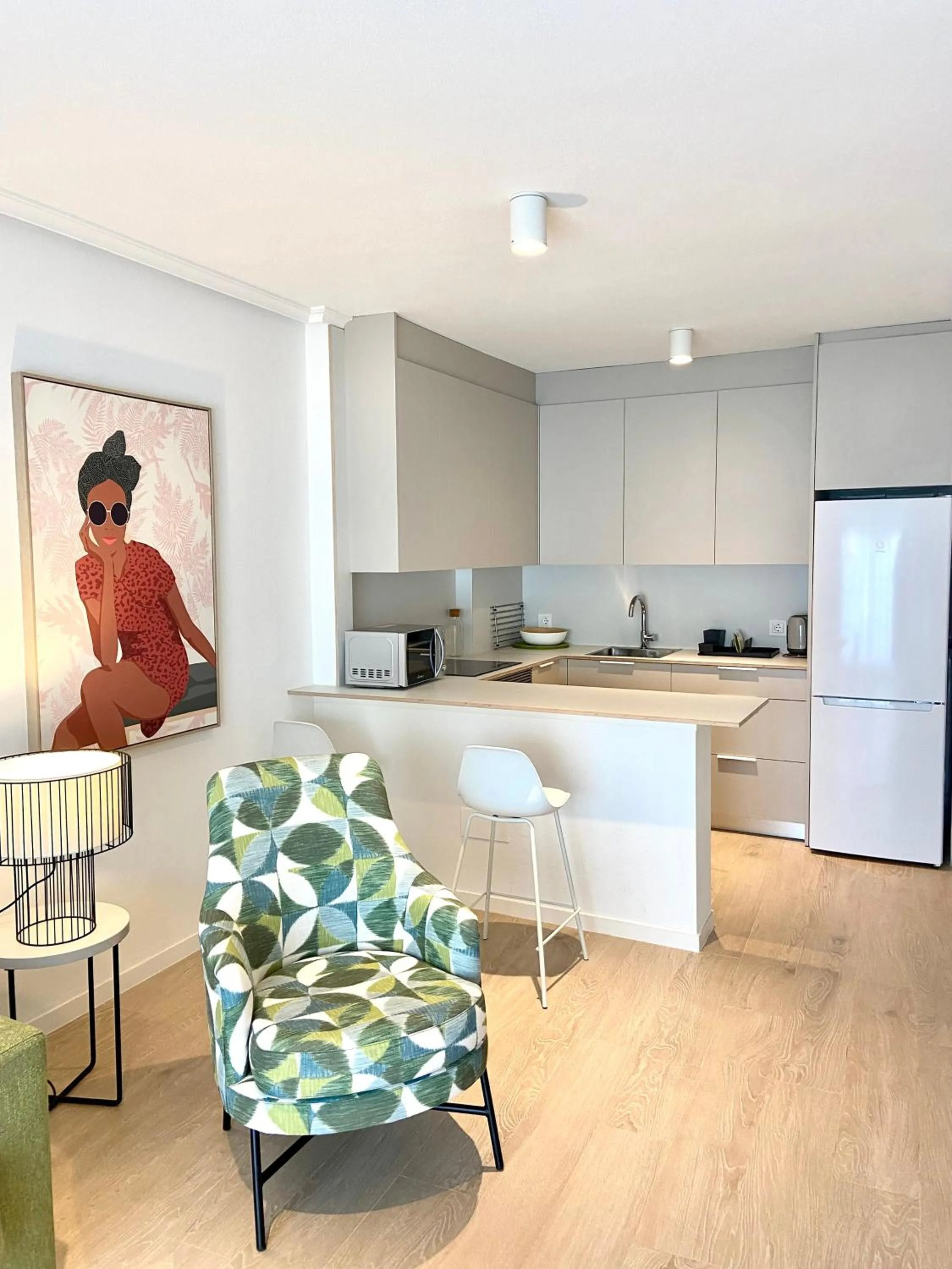 Kitchen or kitchenette in Apartamentos 525 Los Narejos