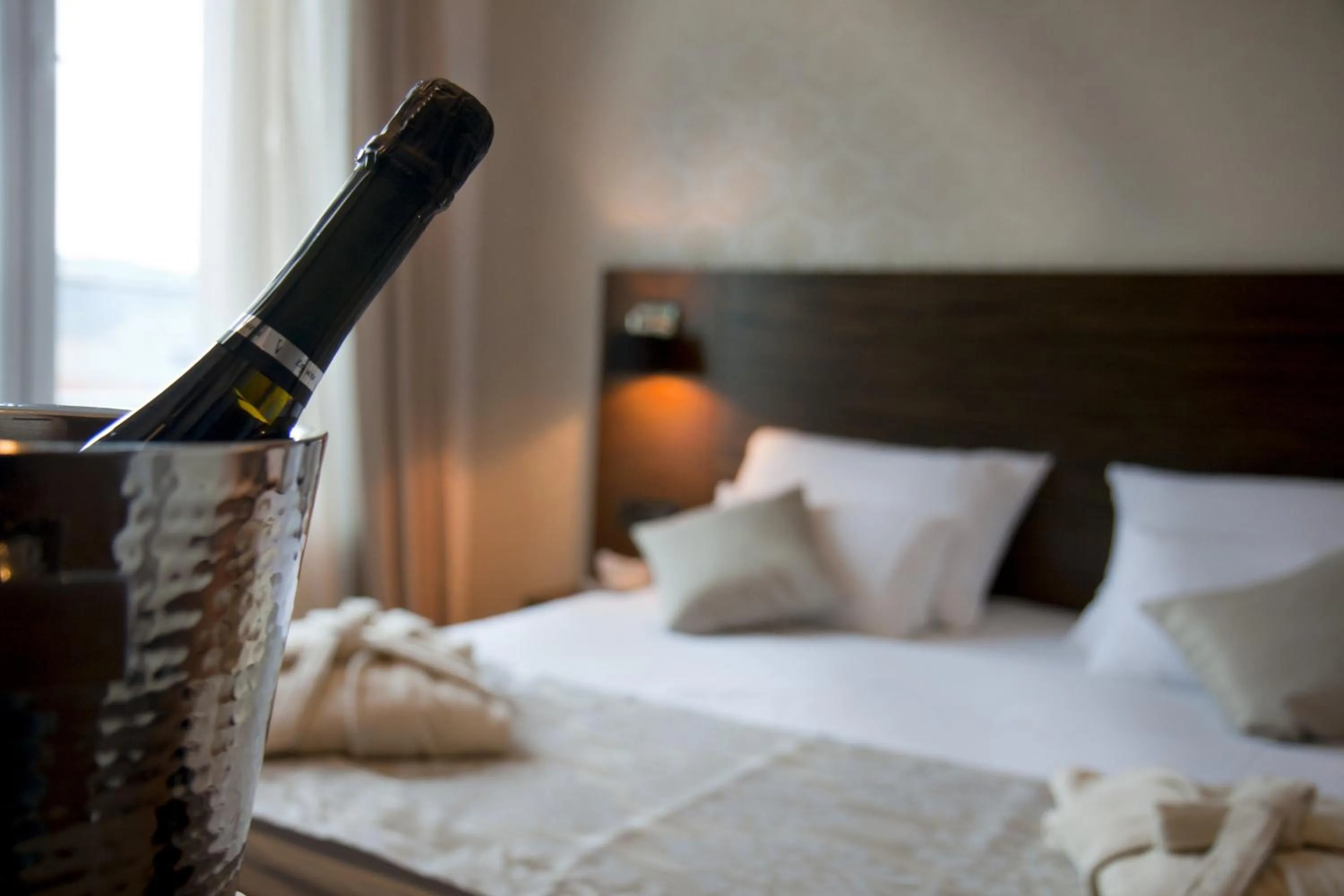 Bed in Gold Club Hotel & Casino