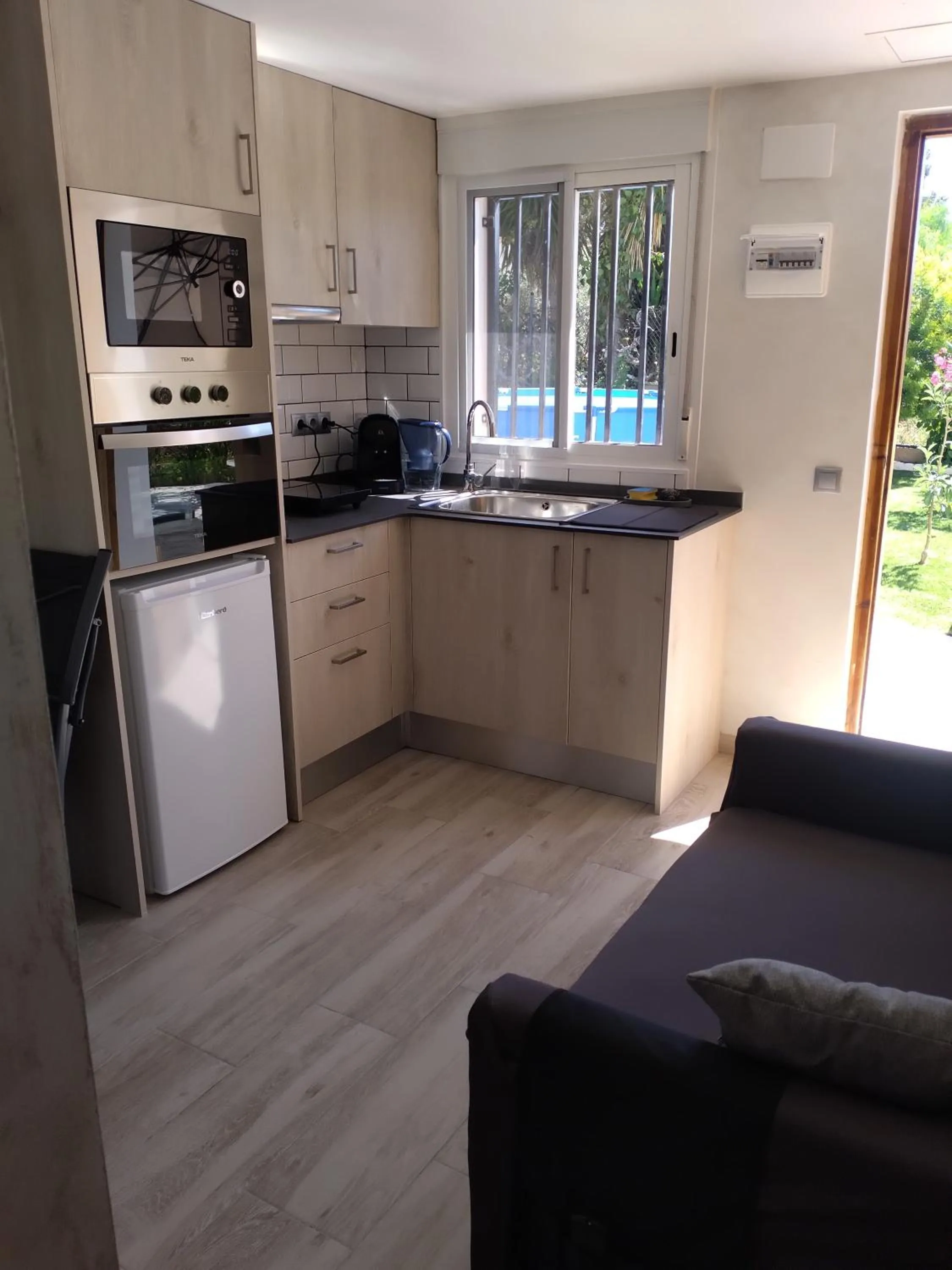 Kitchen or kitchenette in Escapada de ciudad al aire libre