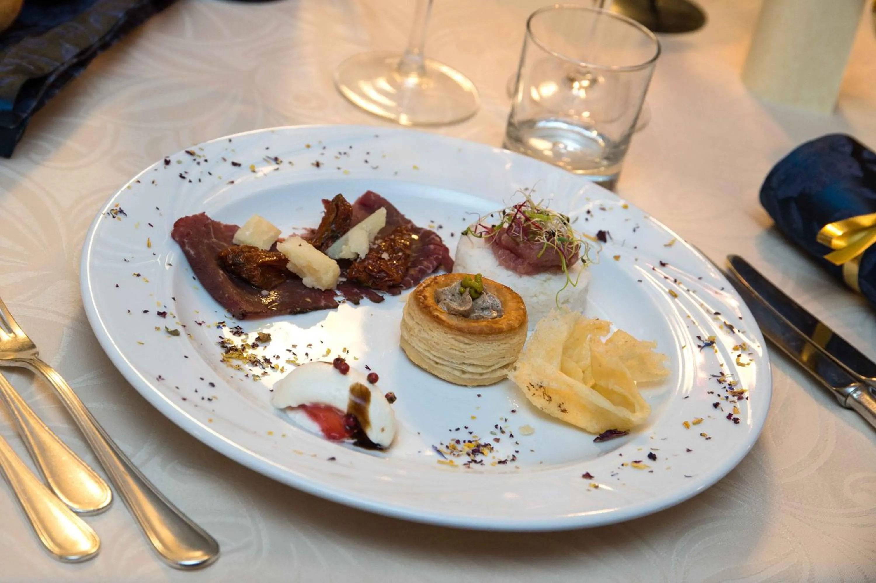 Food close-up in Hotel Meridianus