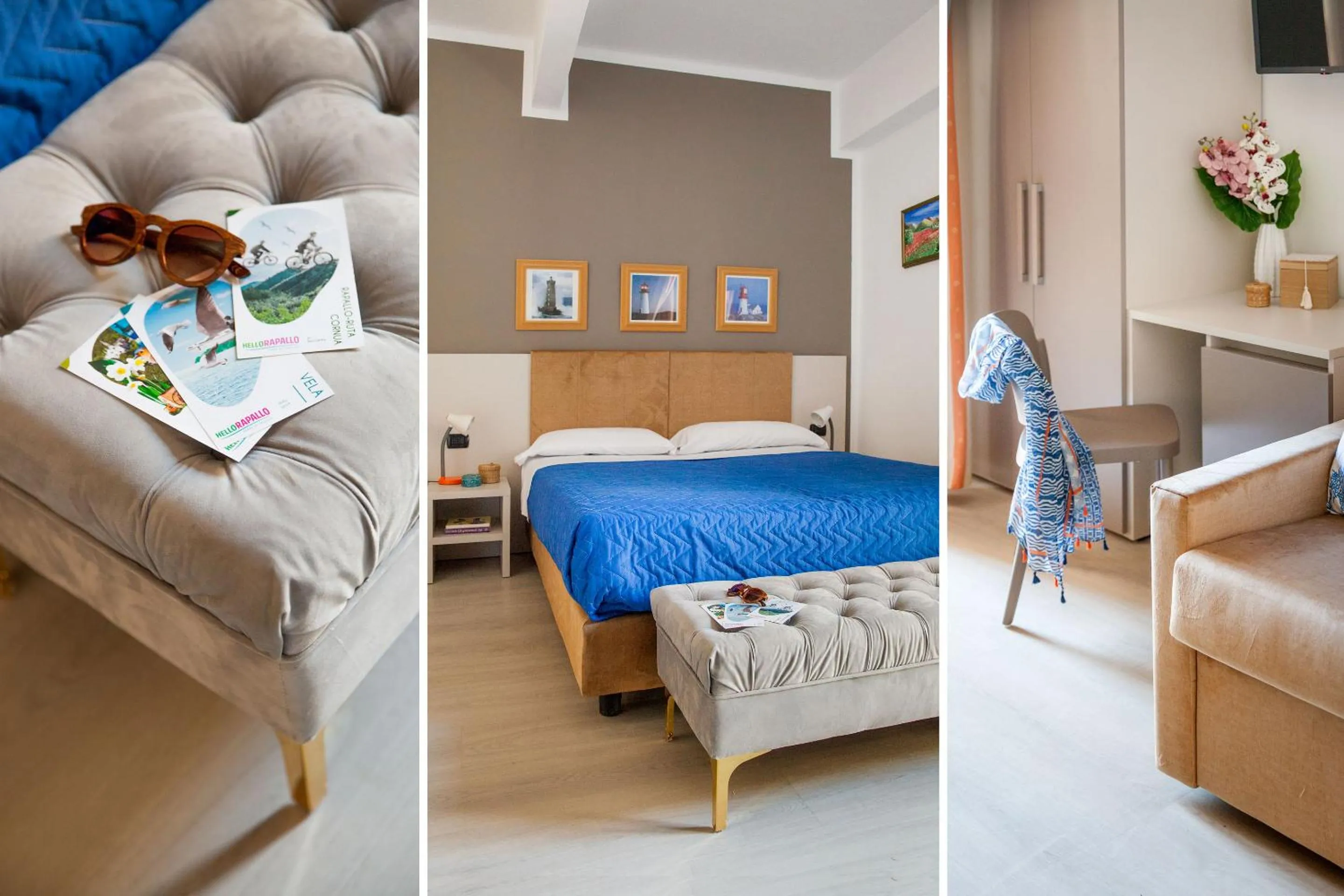 Bed in Albergo La Piazzetta