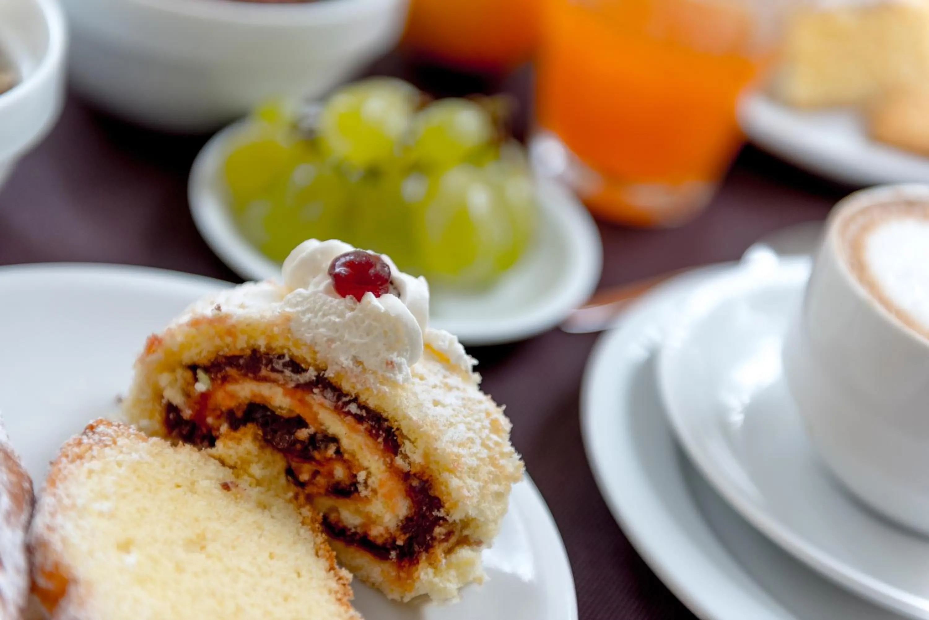 Buffet breakfast in Hotel Club Village Maritalia