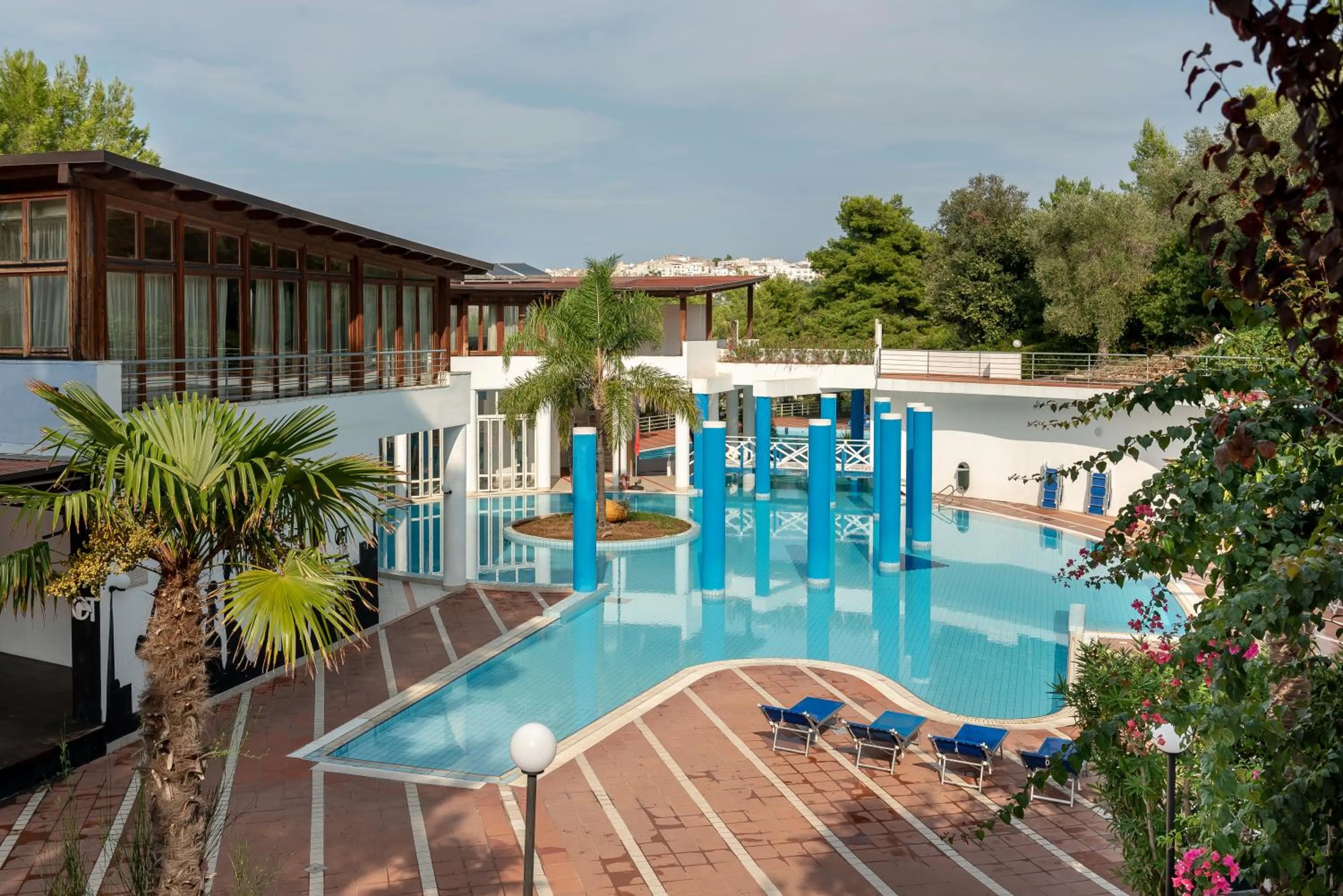 Swimming pool in Hotel Club Village Maritalia