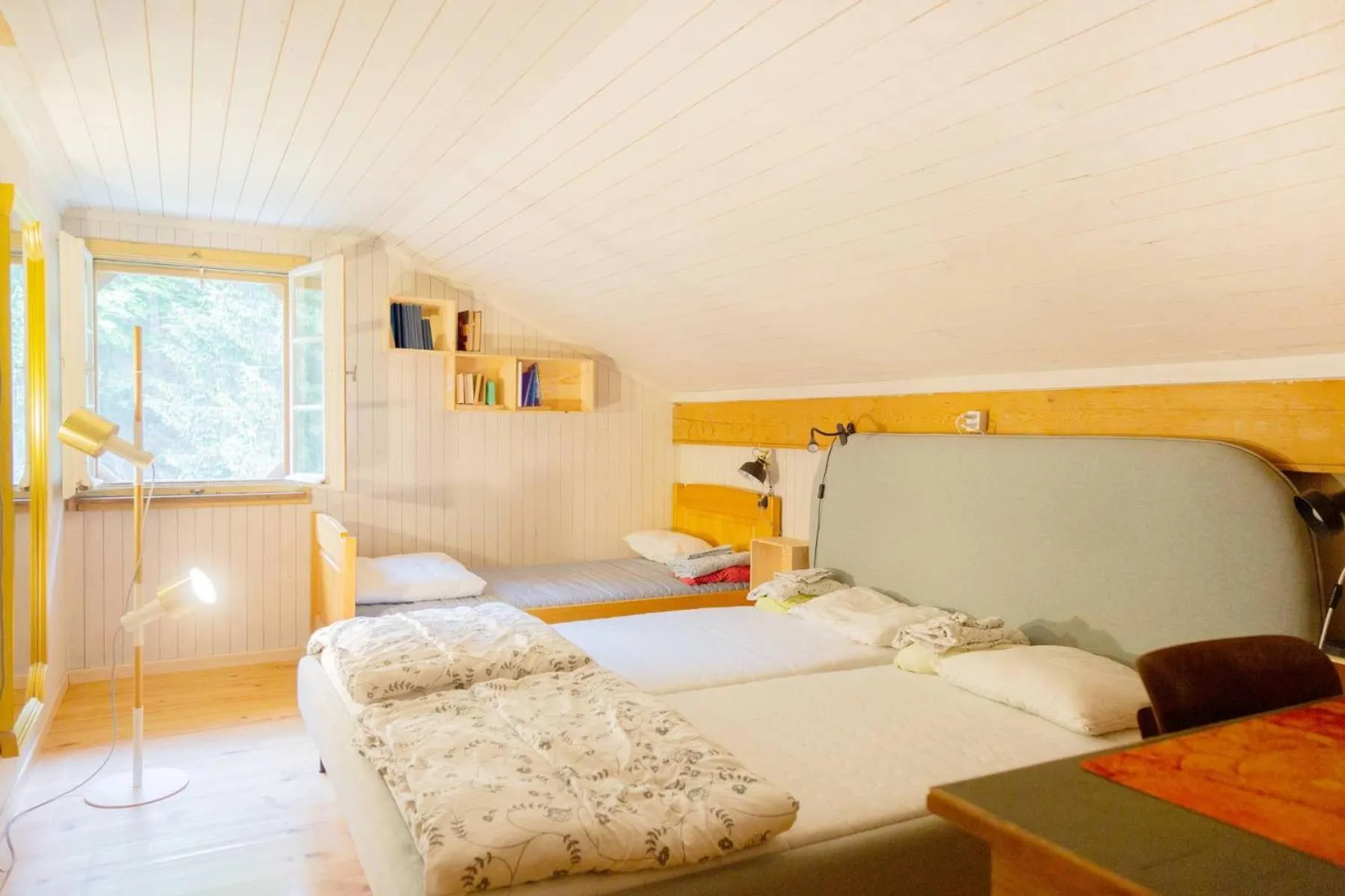 Bed in Kunst- und Naturfreundehaus Brünig