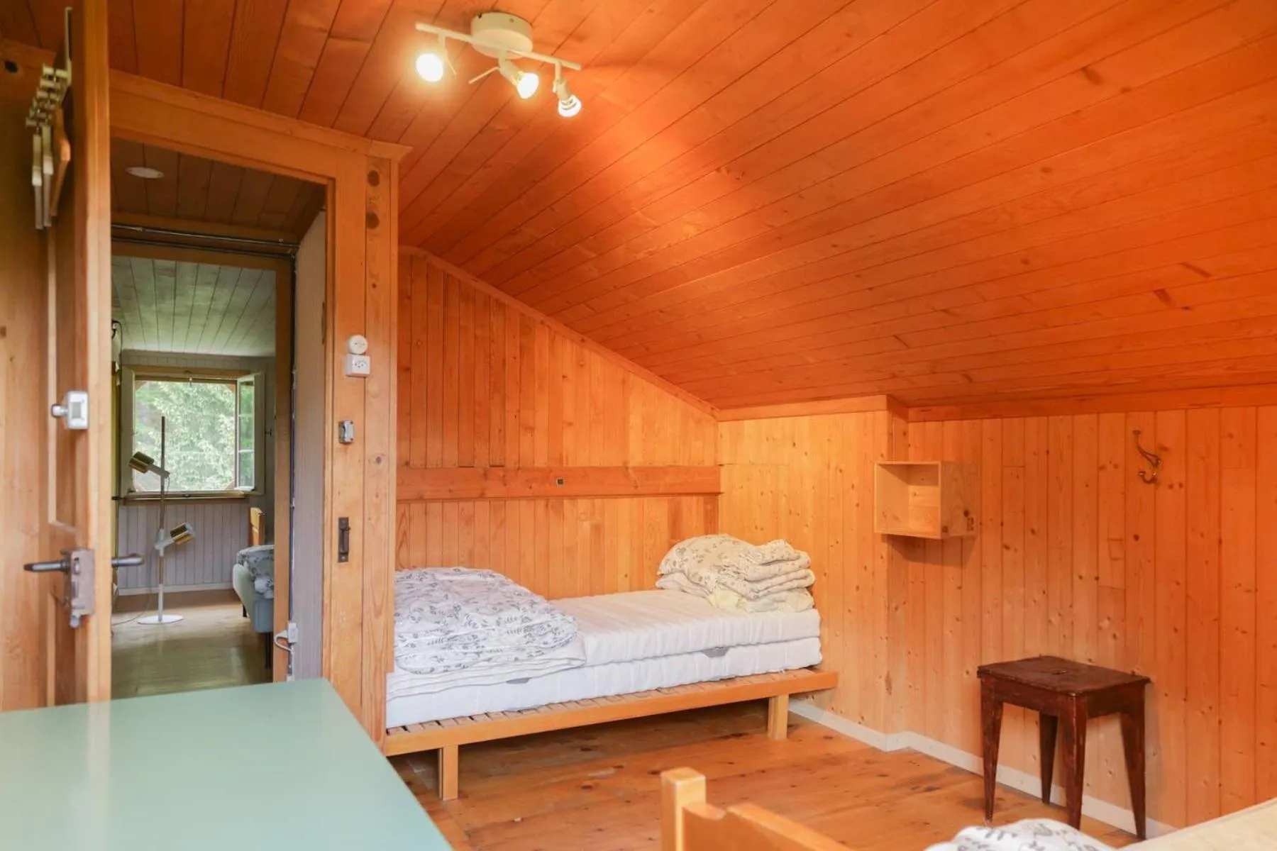 Bed in Kunst- und Naturfreundehaus Brünig