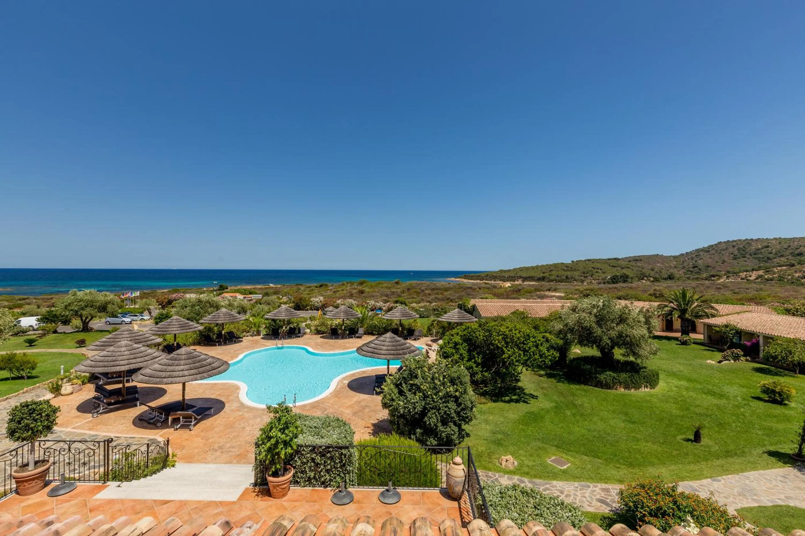 Swimming pool in Hotel Costa Caddu
