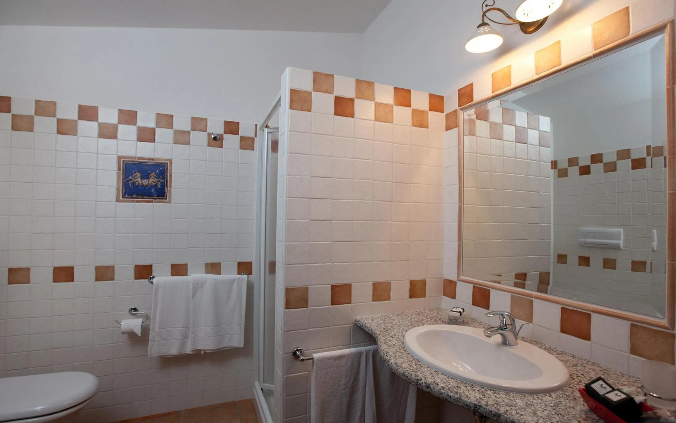 Bathroom in Hotel Costa Caddu