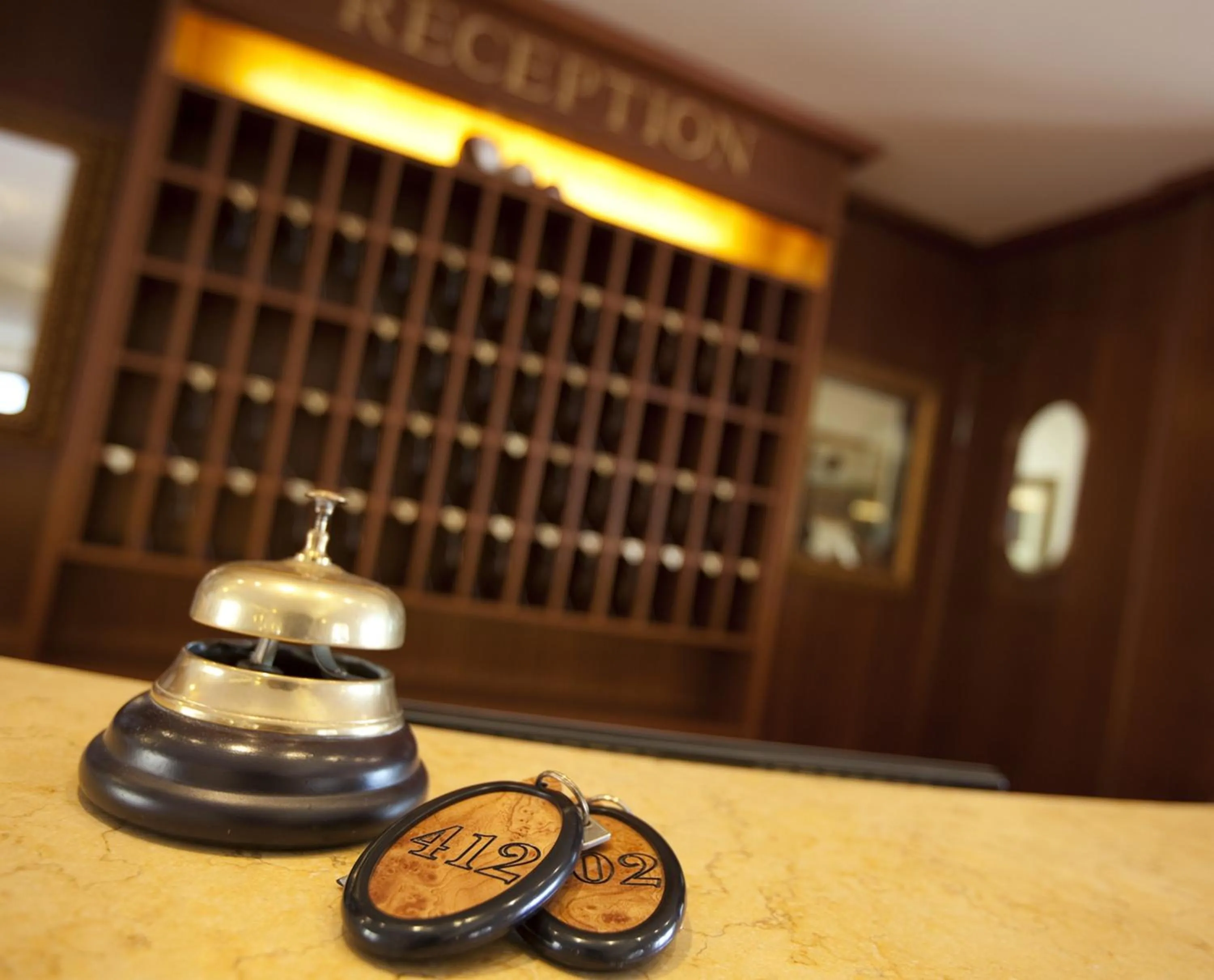 Lobby or reception in Hotel Costa Caddu